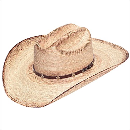 ARIAT Men's Fired Palm Leaf Western Cowboy Hat - Stylish Sun Protection for Outdoor Rodeo, Ranch & Country Events