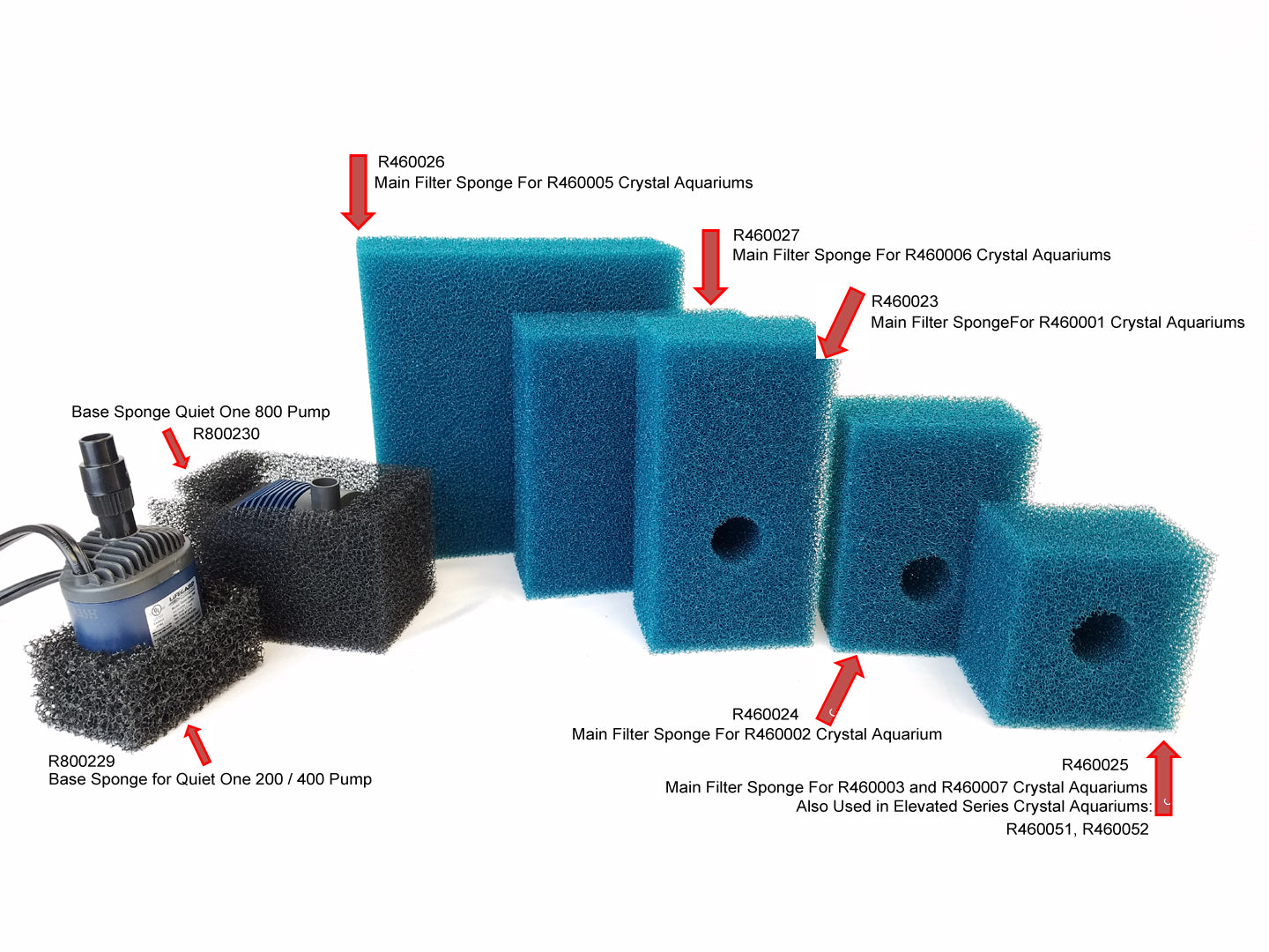 Premium Mechanical Sponges for Crystal Aquarium - Ideal for 5 & 8 Gallon Betta Fish Tanks - Enhance Water Filtration & Fish Health - Perfect for Small Aquariums, Fish Bowls, and Nano Tanks
