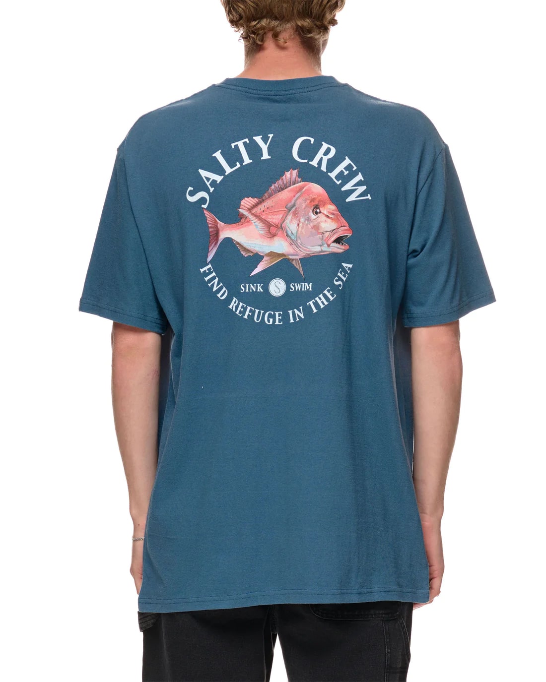 Salty Crew Snap Attack T-Shirt - Men's Quick Dry Fishing & Outdoor Tee for Active Lifestyles
