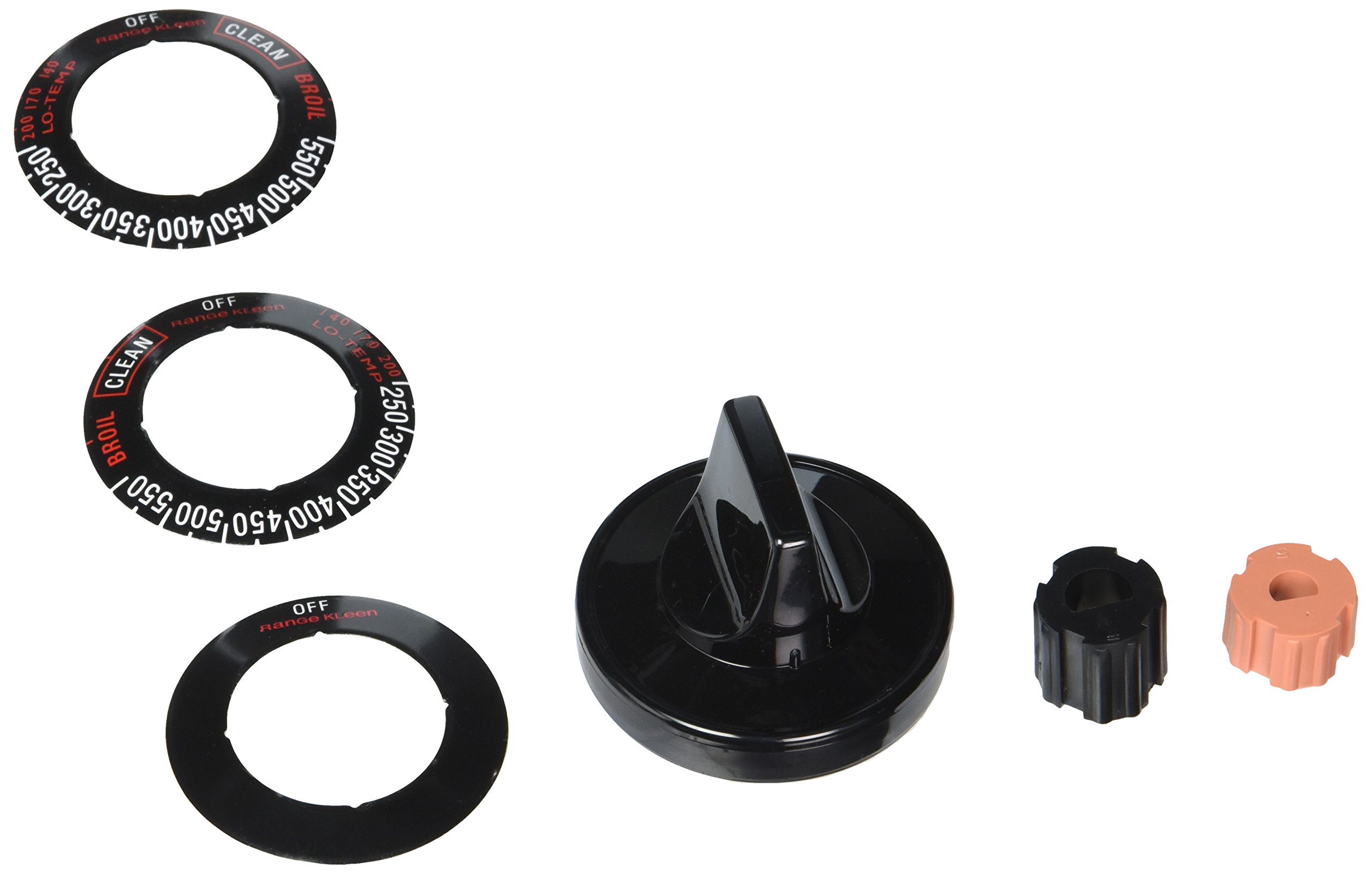 Range Kleen Gas Range & Oven Replacement Knob Kit - Black - Compatible with Most Stoves & Ovens - Perfect for Kitchen Upgrades & Appliance Repairs