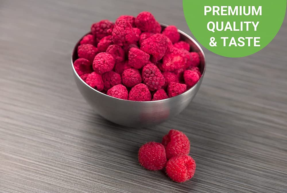 Nutristore Freeze Dried Fruit Variety Pack - Strawberries, Bananas & Raspberries | Healthy Snacks for Kids & Adults | Emergency Food Storage | 60 Servings (1 Month Supply) | Perfect for Camping, Hiking & Survival Kits