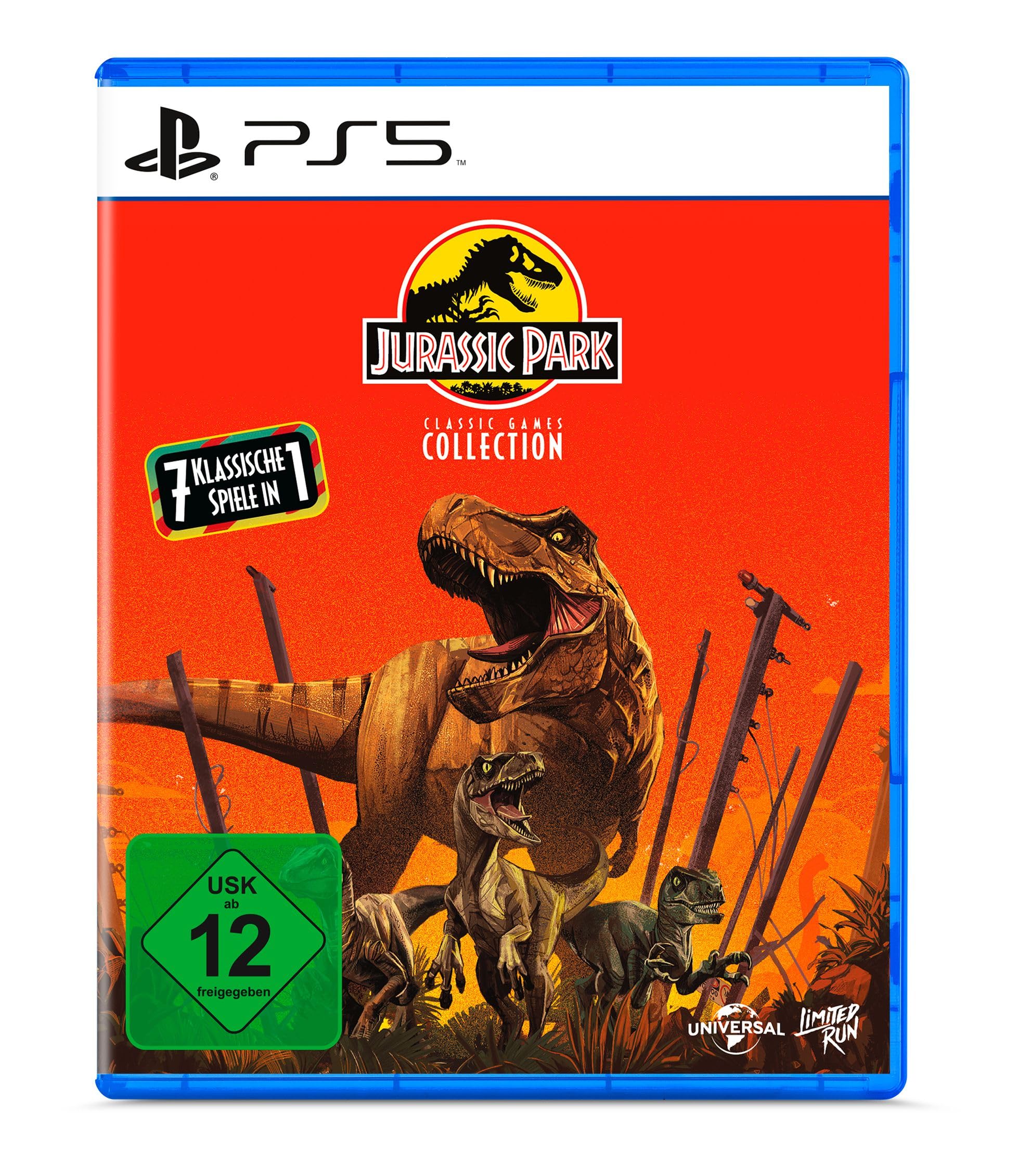 Jurassic Park Classic Games Collection for PS5 - Nostalgic Retro Gaming Experience | Perfect for Fans, Collectors & Family Game Nights
