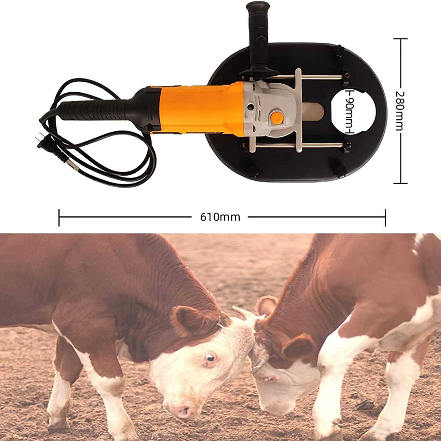 Electric Horn Cutter Machine - Painless Dehorner for Cattle & Sheep | Fast & Safe Livestock Farming Equipment | Perfect for Dairy Farms, Ranches & Veterinary Clinics