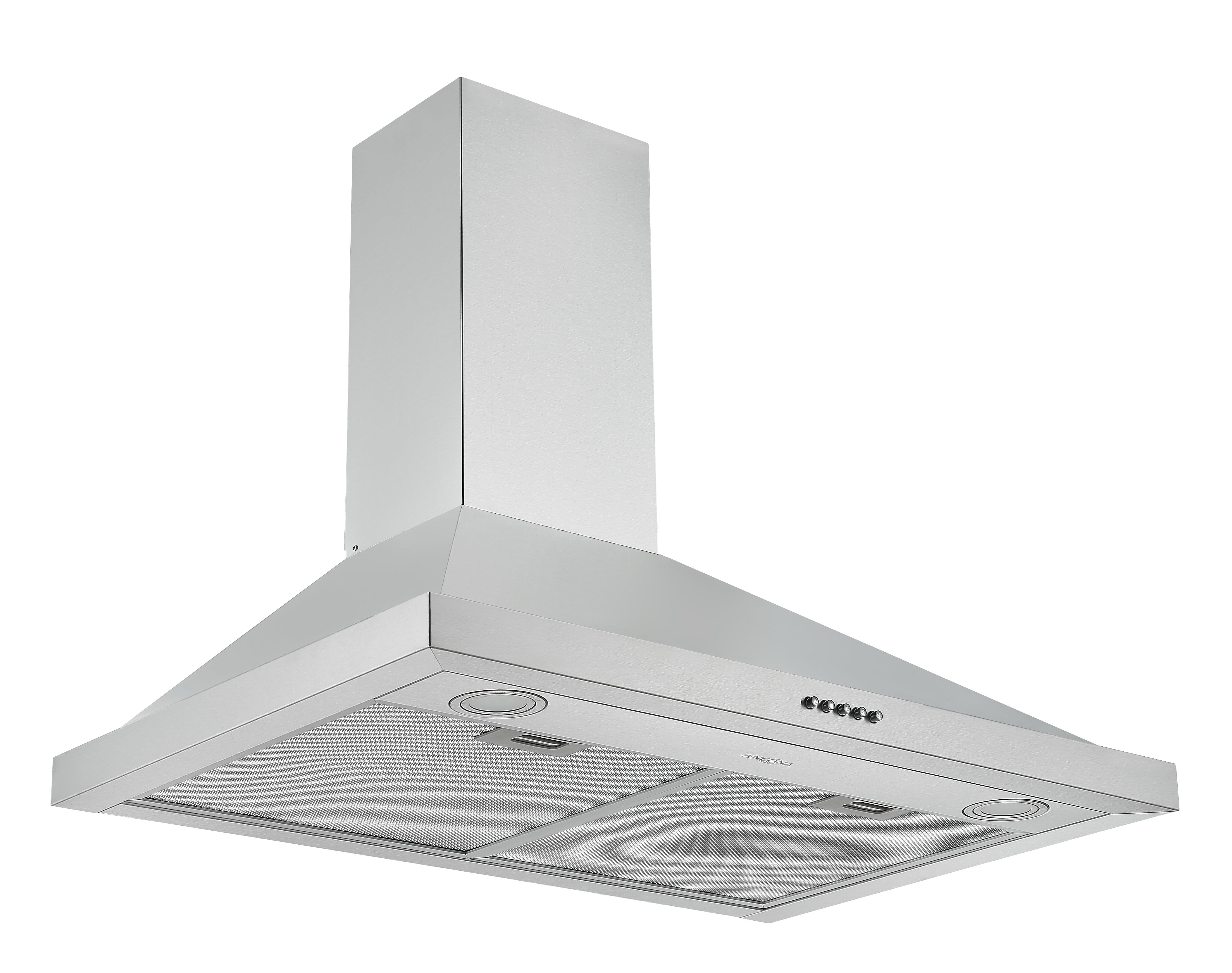 30 Inch Stainless Steel Convertible Wall Mounted Pyramid Range Hood - Powerful Kitchen Ventilation for Cooking, Grilling & Baking