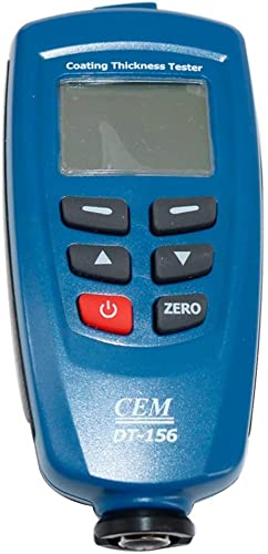 DT-156 Digital Coating Thickness Gauge Meter - LCD Display for Paint, Fe/Non-Fe Metal Measurement (0-1250μm) - Automotive, Industrial & DIY Use for Car Paint Depth, Quality Control & Surface Inspection