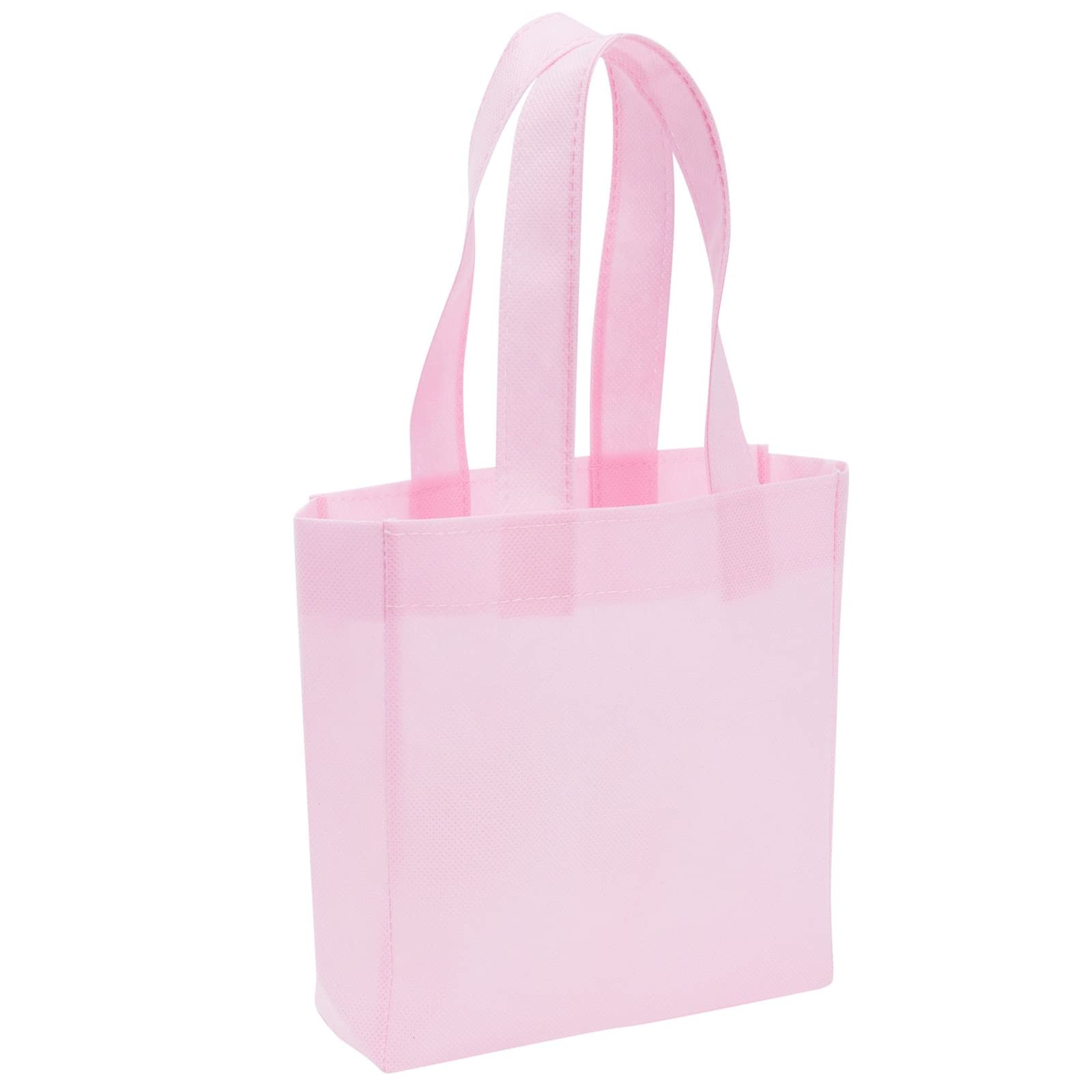 BLUE PANDA 24 Pack Pink Princess Party Favor Bags for Girls - 6.5x7x2 Inch Canvas Gift Bags for Birthday Party Favors, Baby Showers & Kids Celebrations - Perfect for Goodie Bags, Treats & Small Gifts