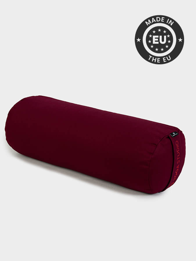 Organic Buckwheat Meditation Bolster Cushion for Yoga & Zen Relaxation - Eco-Friendly Support Pillow for Meditation, Yoga Studio, and Home Decor