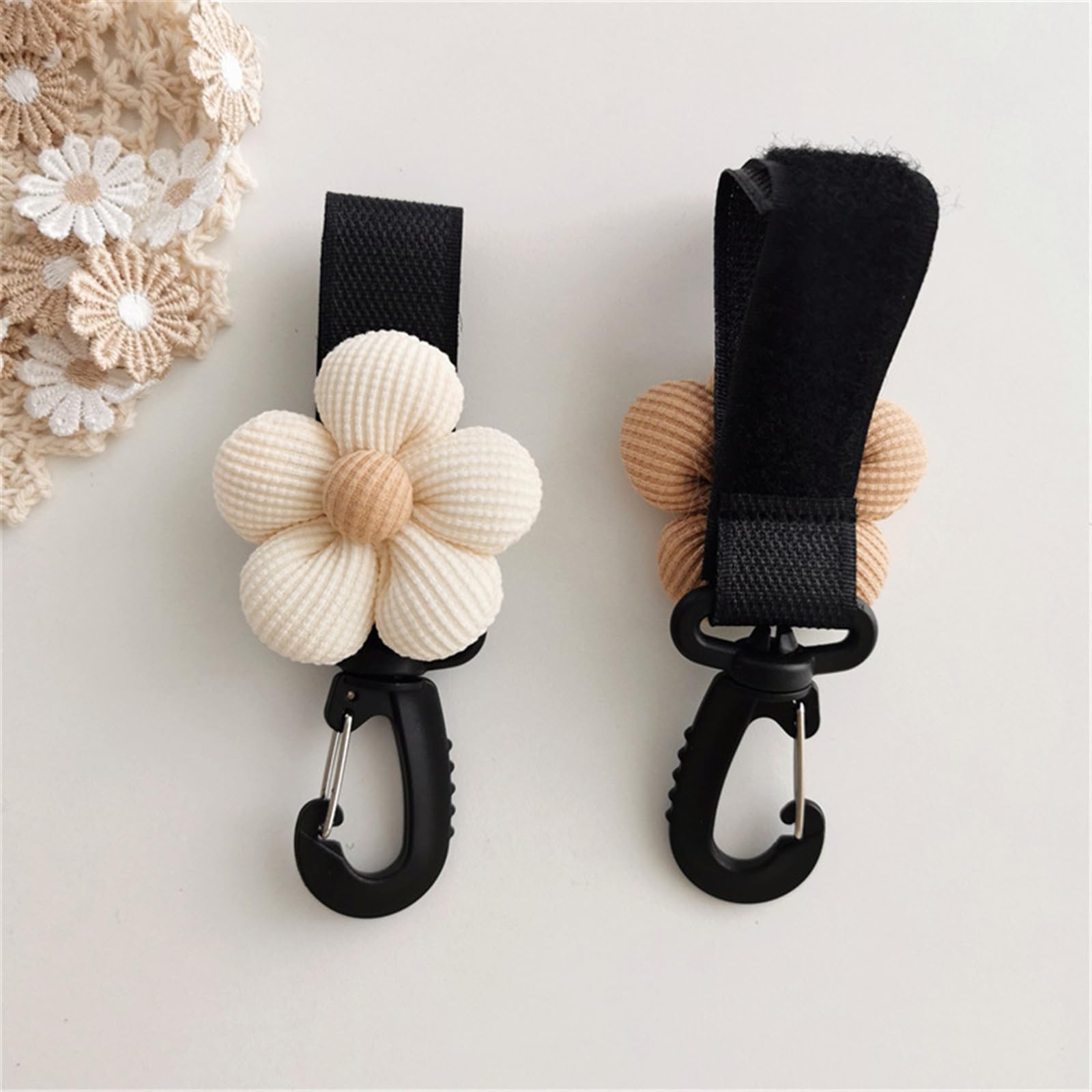 Jojobasec Stroller Hook & Pram Organizer - Baby Cart Hanger for Diaper Bags, Toys & Essentials - Perfect for Shopping, Walks & Travel with Infant Pushchair Accessories
