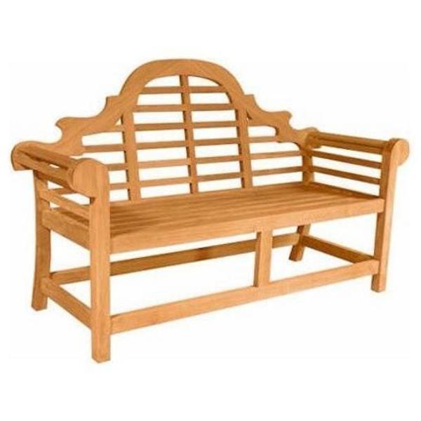 Premium Marlborough 2-Seater Outdoor Bench - Solid Teak Wood Garden Patio Furniture for Backyard, Porch & Poolside Relaxation | Weather-Resistant & Comfortable Seating Solution