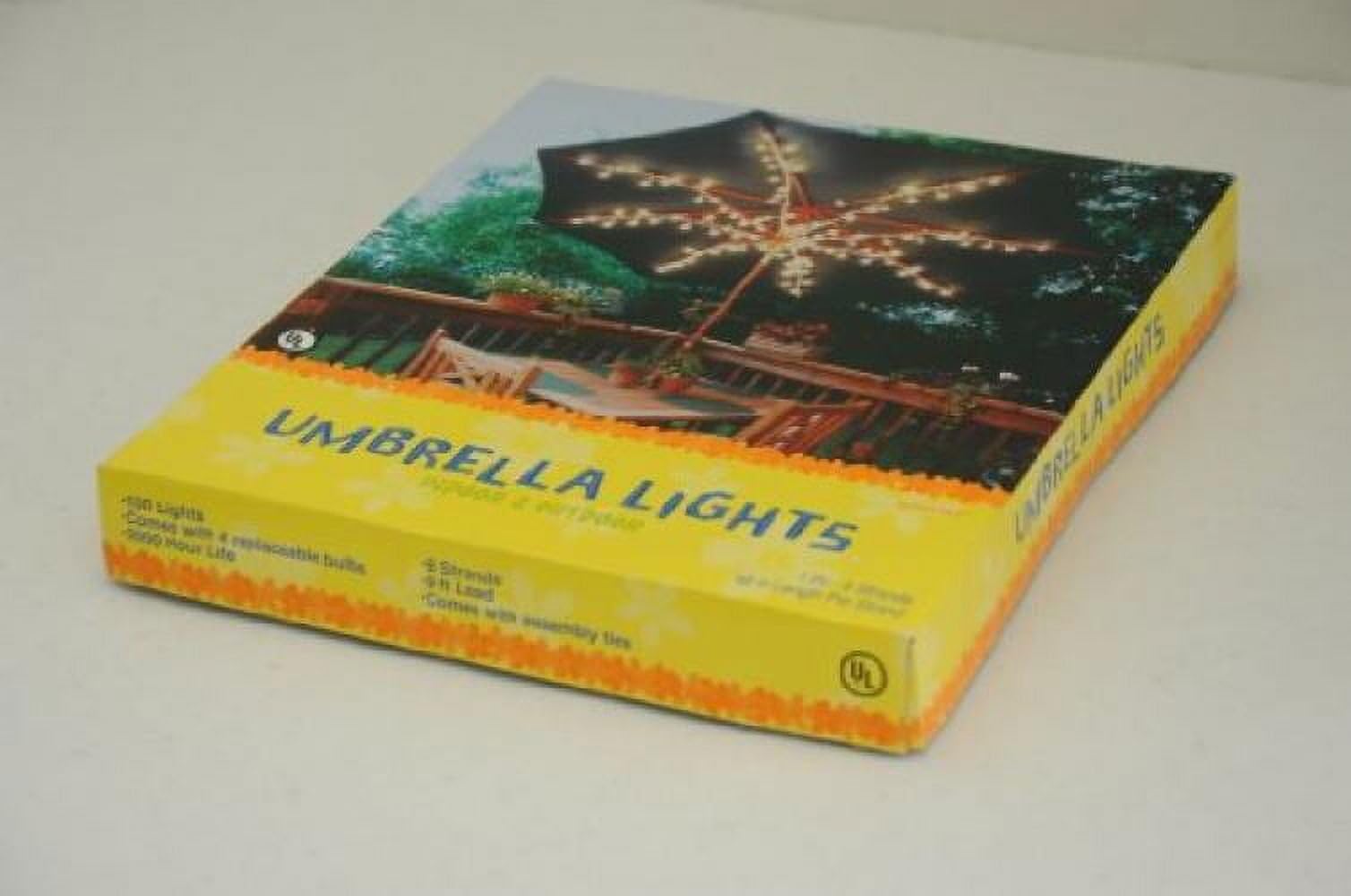 100-Pack Umbrella Lights - Waterproof LED String Lights for Outdoor & Indoor Decor - Perfect for Weddings, Parties, and Garden Lighting