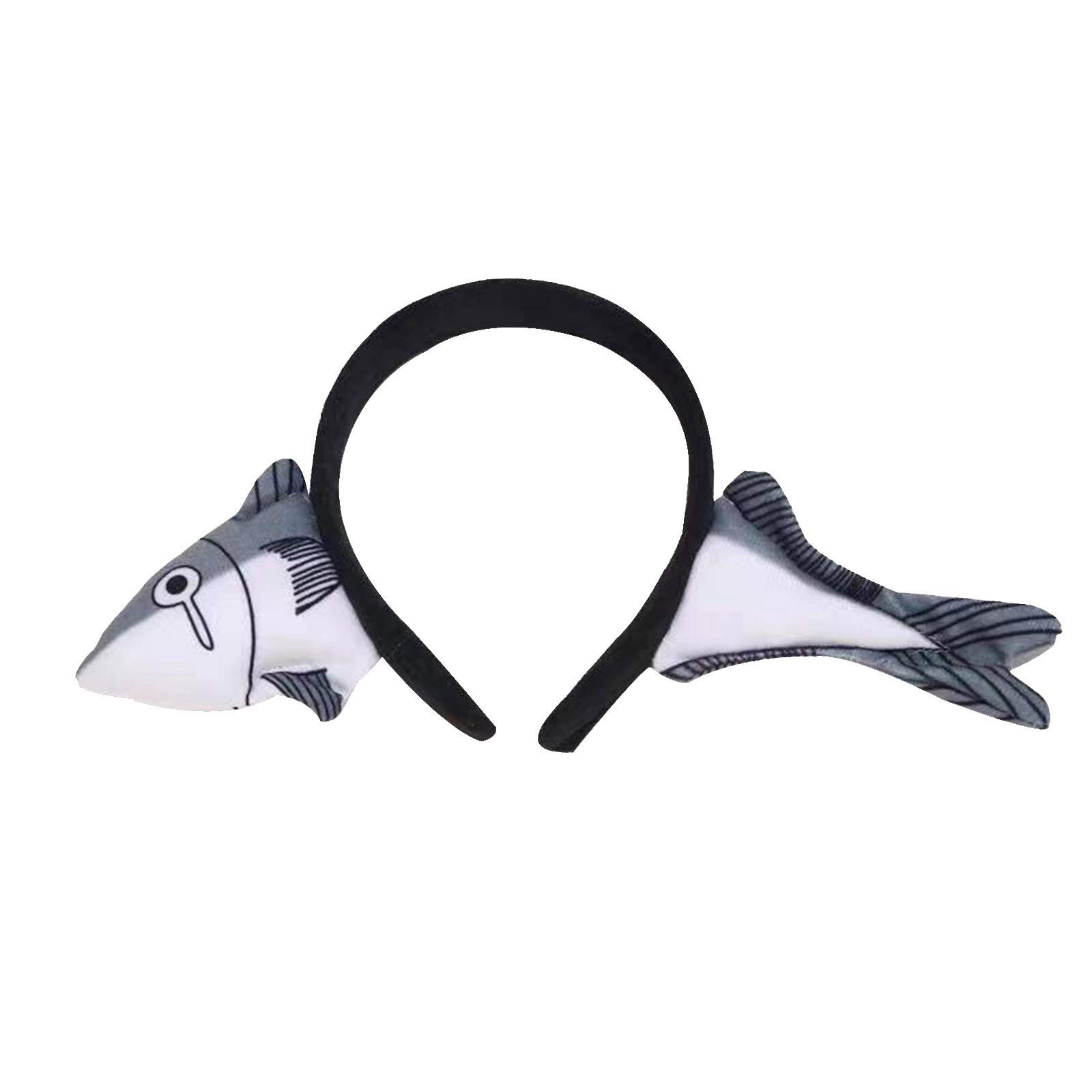 Carrot Shark Hair Clip - Soft Hair Band for Face Washing, Skincare, Spa & Makeup - Cute Hair Accessory Gift for Women & Girls (Perfect for Bathroom, Salon, Party & Daily Use)