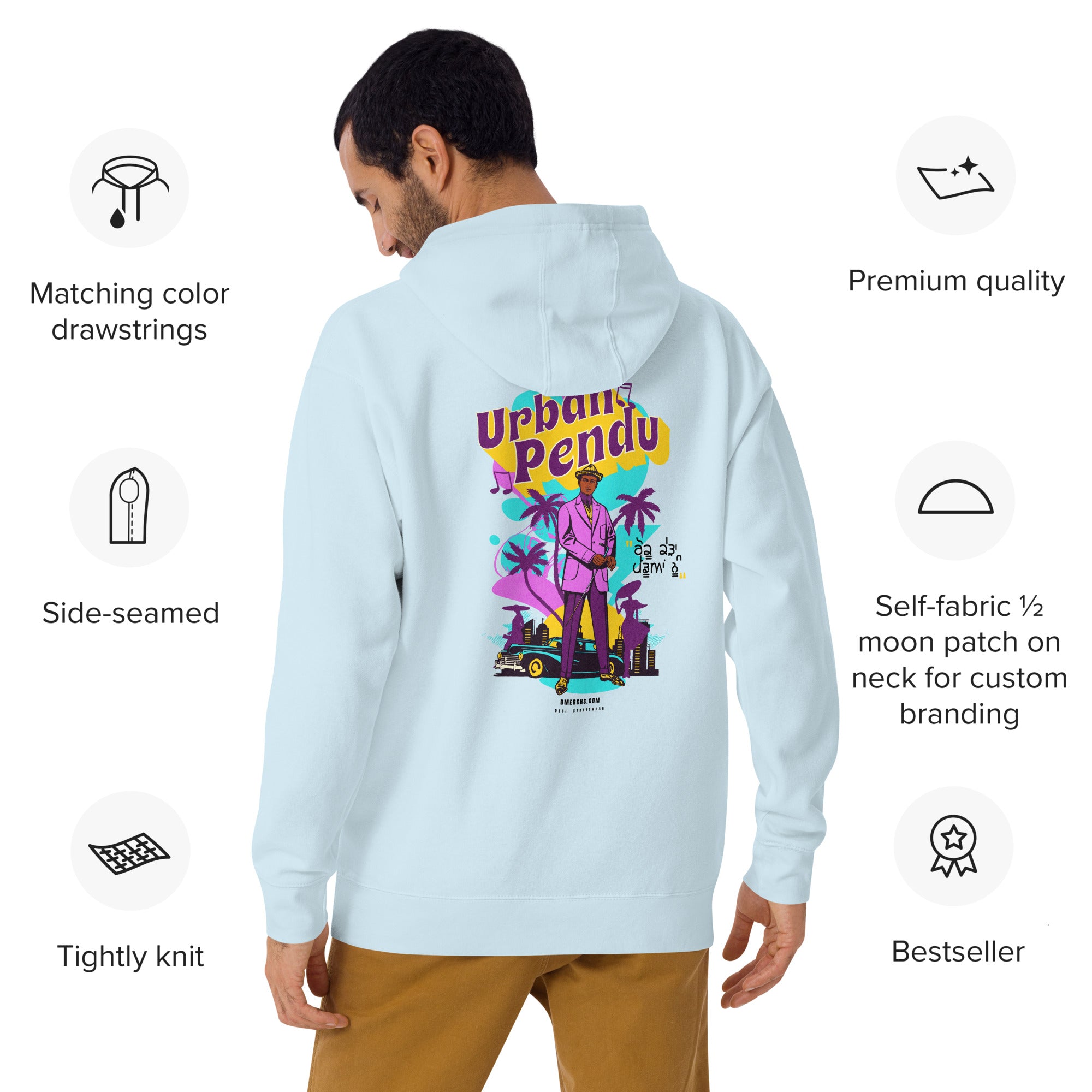 Urban Pendu Unisex Hoodie - Stylish & Comfortable Pullover for Men & Women | Perfect for Casual Wear, Gym, and Outdoor Activities