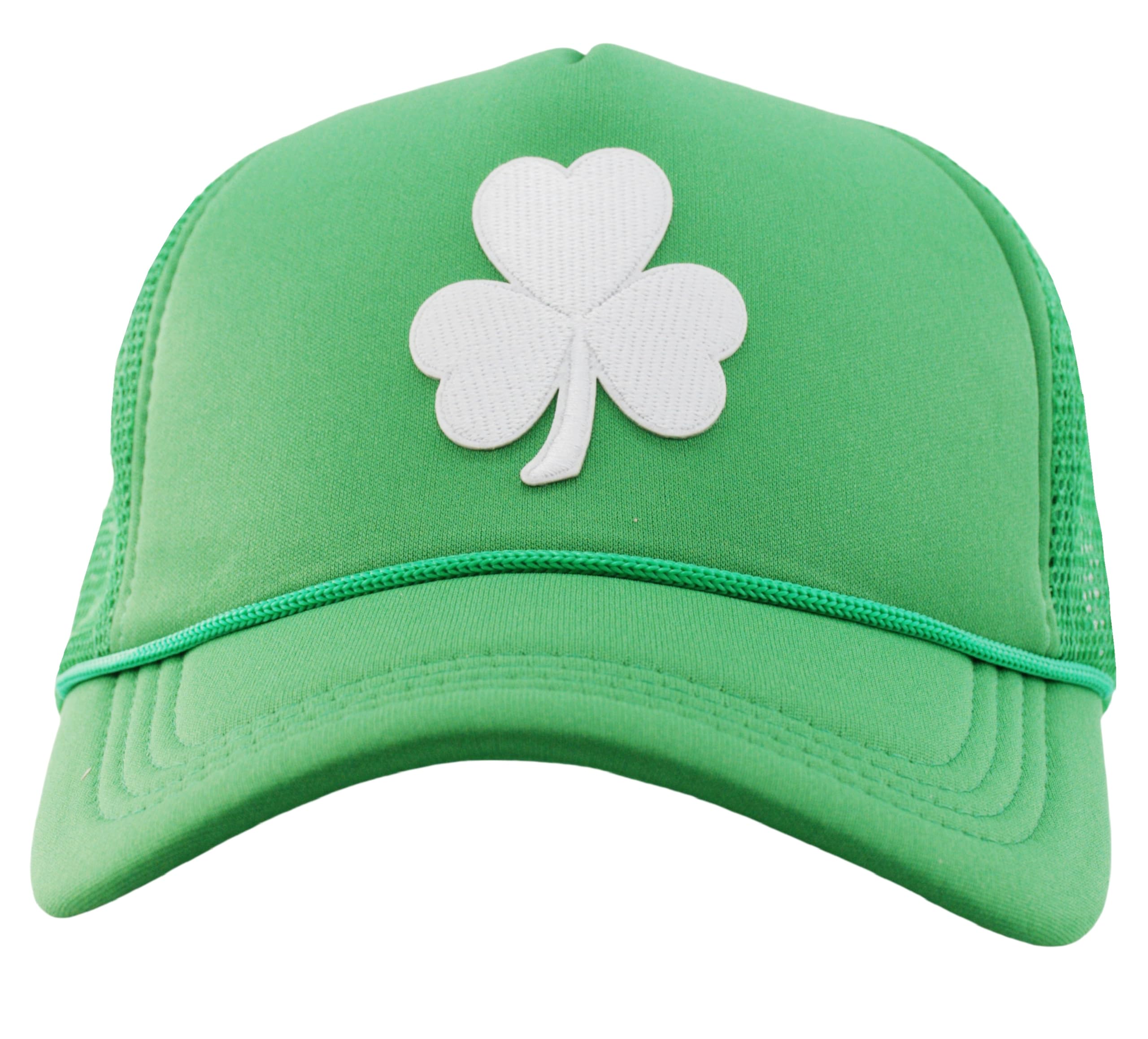 St. Patrick's Day Shamrock Hat for Men & Women - Green Clover Baseball Cap with 3-Leaf Design | Irish Party Accessories for Parades, Festivals & Themed Events