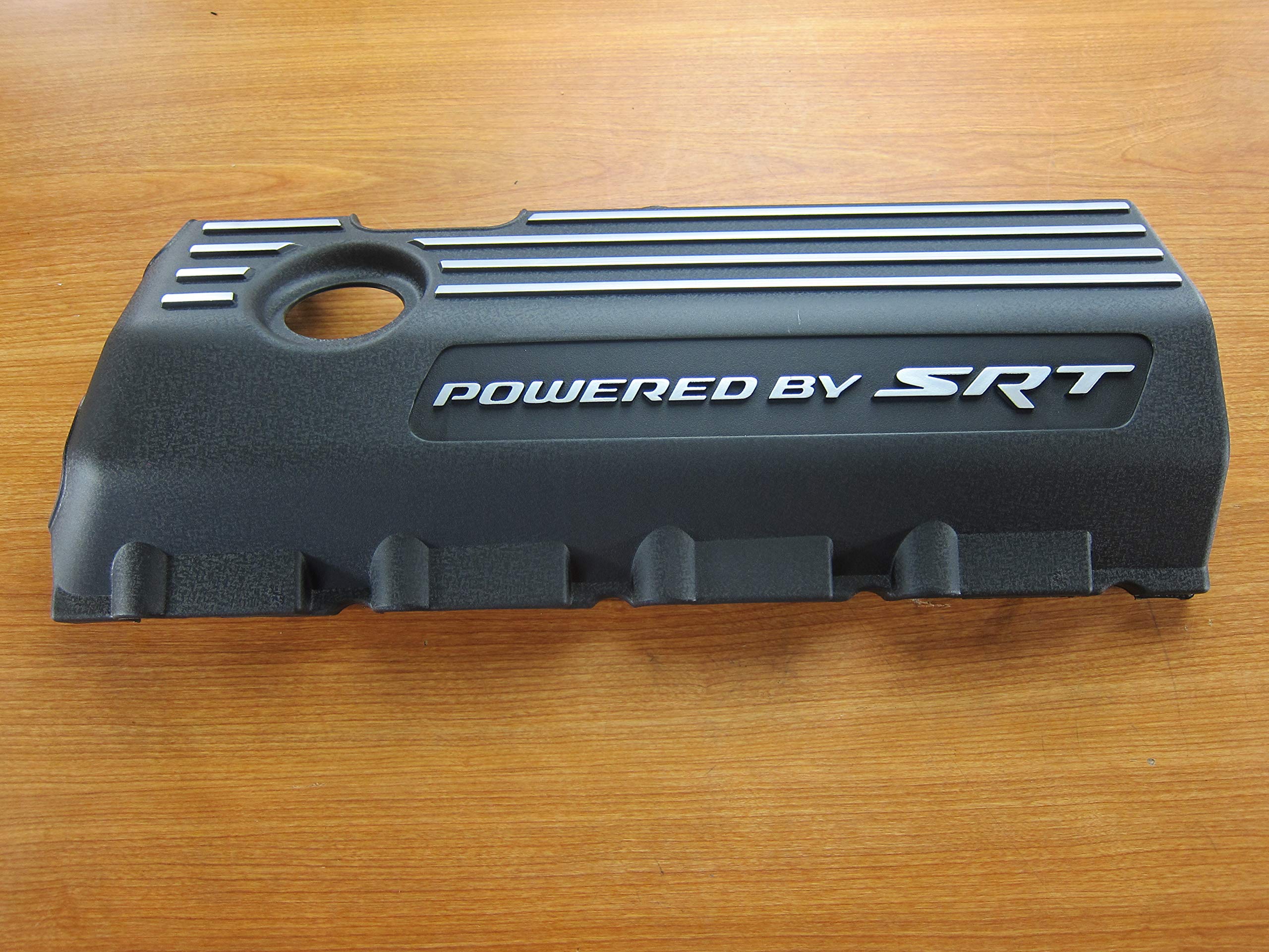 Mopar Dodge Charger & Challenger Left Right Side Engine Cover with SRT Badge - Upgrade Your Muscle Car Engine Bay for Performance & Style