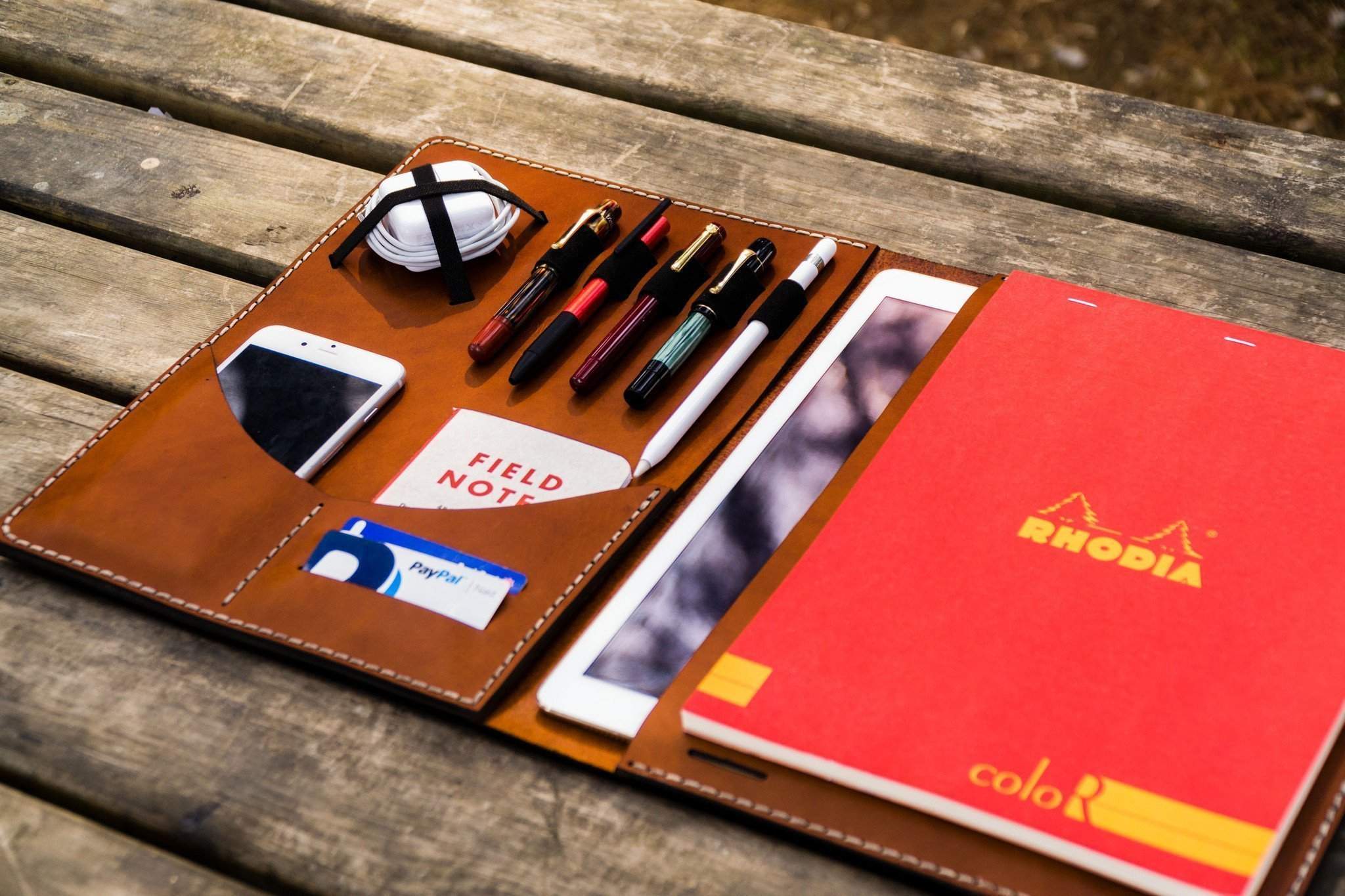 Moleskine Professional A4 Leather Workbook & Compendium - Brown Cover for Business, Journaling & Office Organization | Premium Leather Portfolio for Professionals
