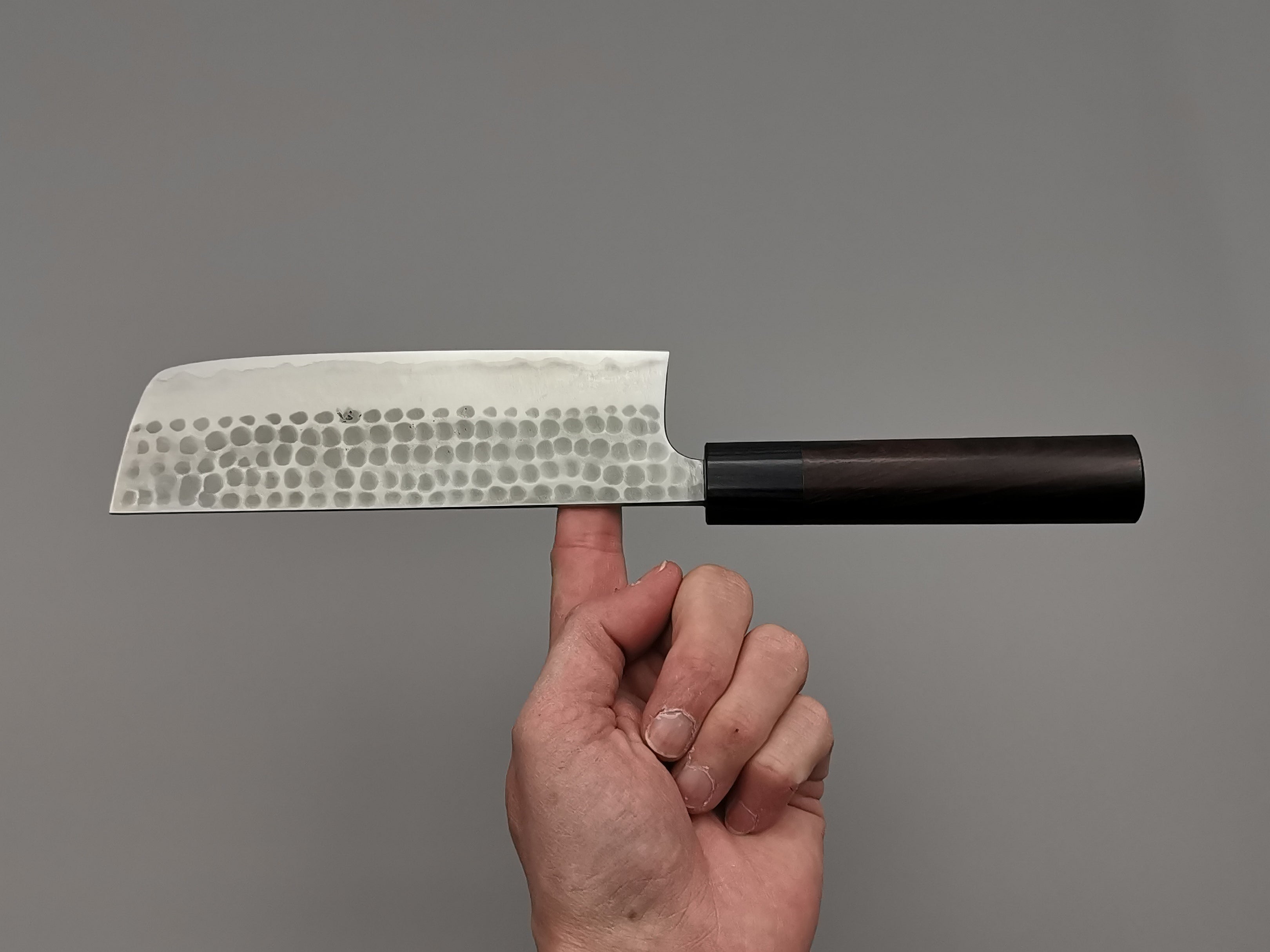 Premium Anryu Aogami Super Blue Steel Nakiri Knife - Japanese Vegetable Knife for Professional Chefs & Home Cooking, Perfect for Slicing, Dicing & Chopping Vegetables