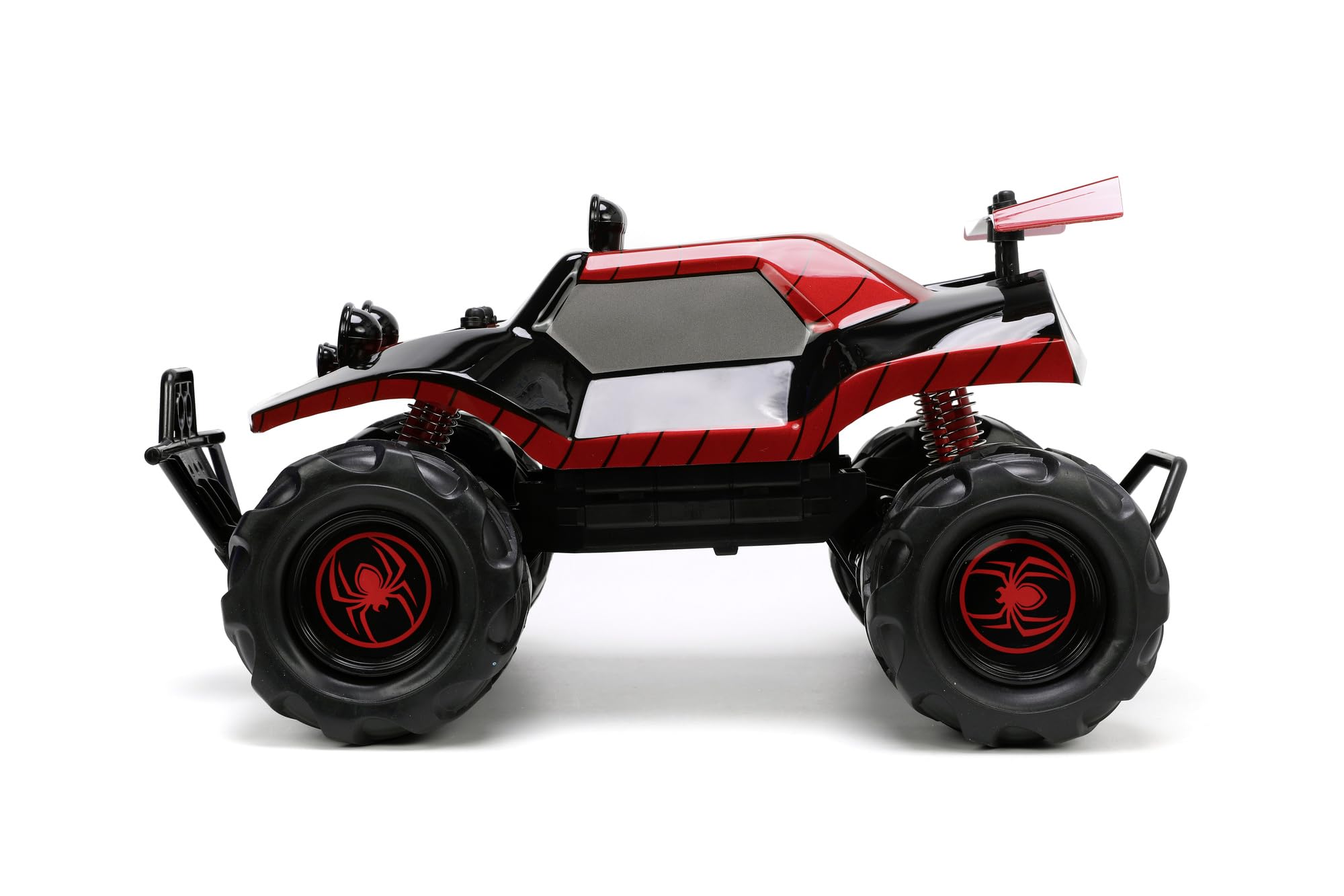Jada Toys Marvel Miles Morales 1:14 Scale Remote Control RC Buggy Car - Spider-Man Inspired Toy for Kids, Collectors & Fans | Indoor & Outdoor Play, Birthday Gifts, Superhero Action Adventures