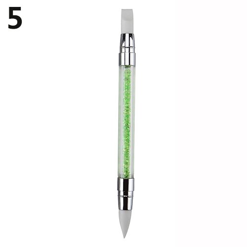 Premium Silicone Nail Art Pen Brush - Double Ended Dotting Tools for Professional Nail Design, Sculpting & Carving | Ideal for DIY Nail Art, Acrylic Nails, Gel Polish & 3D Nail Art Creations