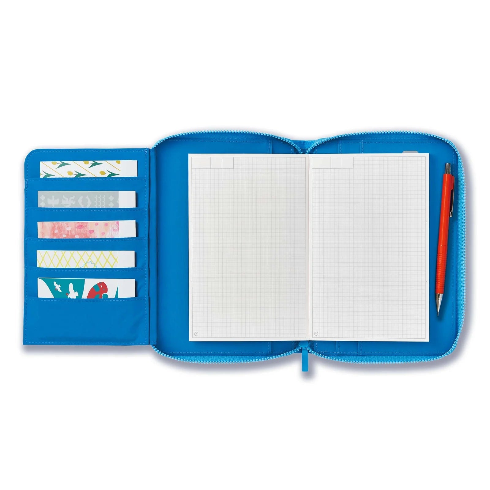 HITOTOKI NOTE Zipper Cover Comic Size Notebook - A5 Binder for Manga, Sketching & Journaling | Durable King Jim Design | Perfect for Artists, Students & Office Use