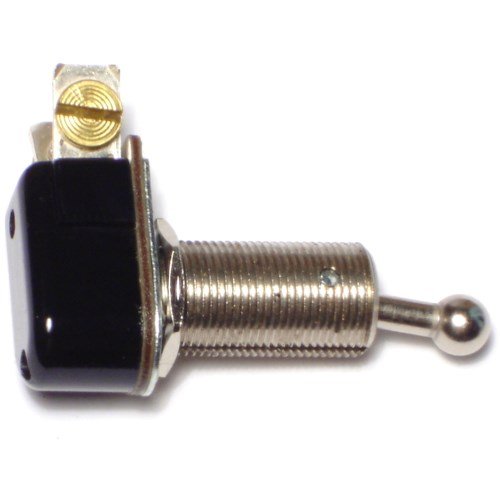 2-Pack Long Shank Toggle Switch - Heavy Duty On/Off Power Switch for Industrial Equipment, DIY Projects & Electrical Panels - Perfect for Machinery, Control Boxes & Home Appliances