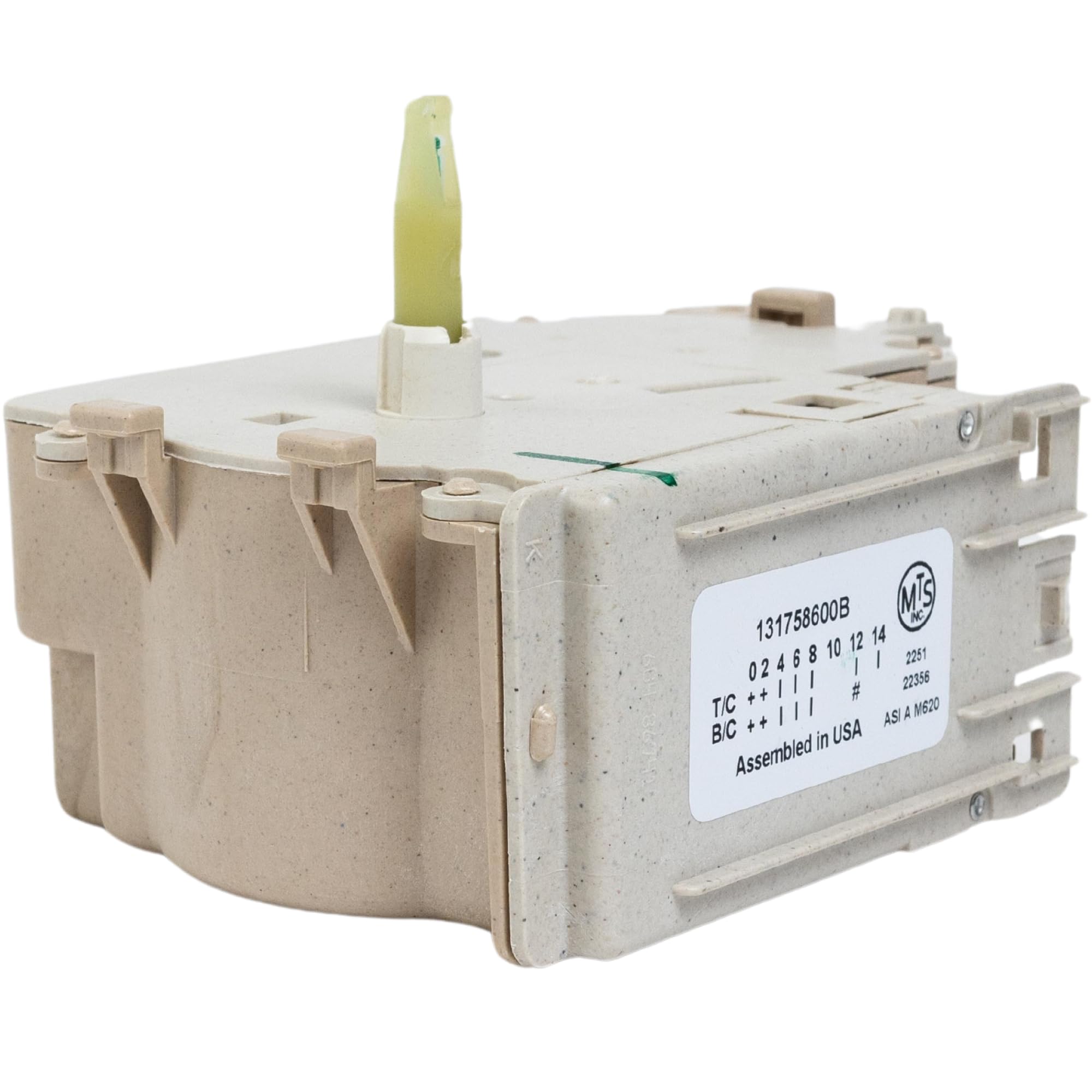 Frigidaire 131758600 Washing Machine Timer Replacement Part for Top Load Washers - Compatible with Various Models - Perfect for DIY Home Appliance Repair and Maintenance