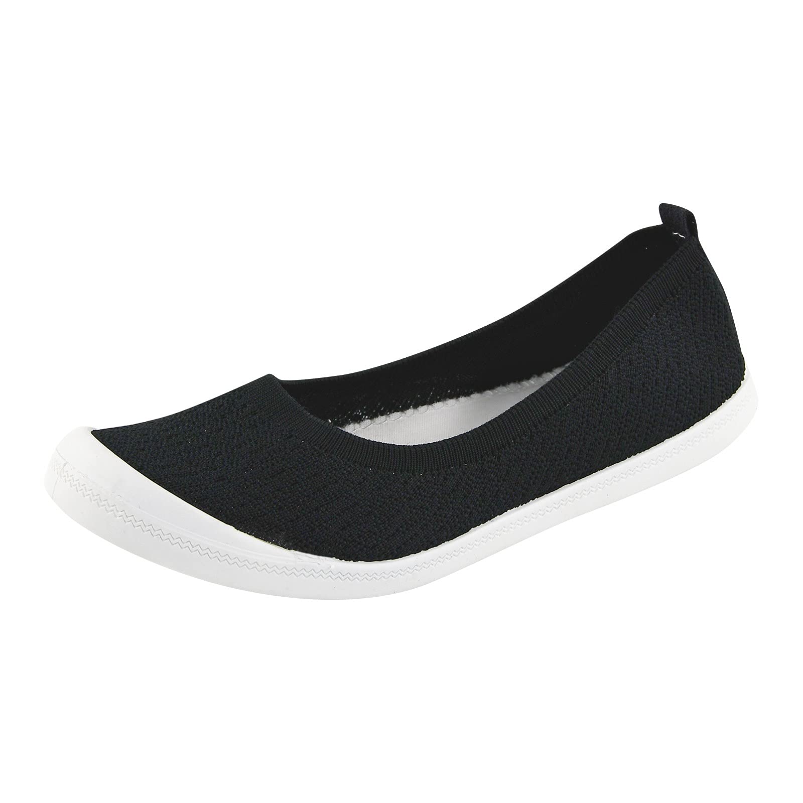 WSVVMQY Women's Casual Comfortable Flats - Breathable Slip-On Sneakers for Dressy & Outdoor Wear | Fashionable Walking Shoes for Work, Travel & Daily Use