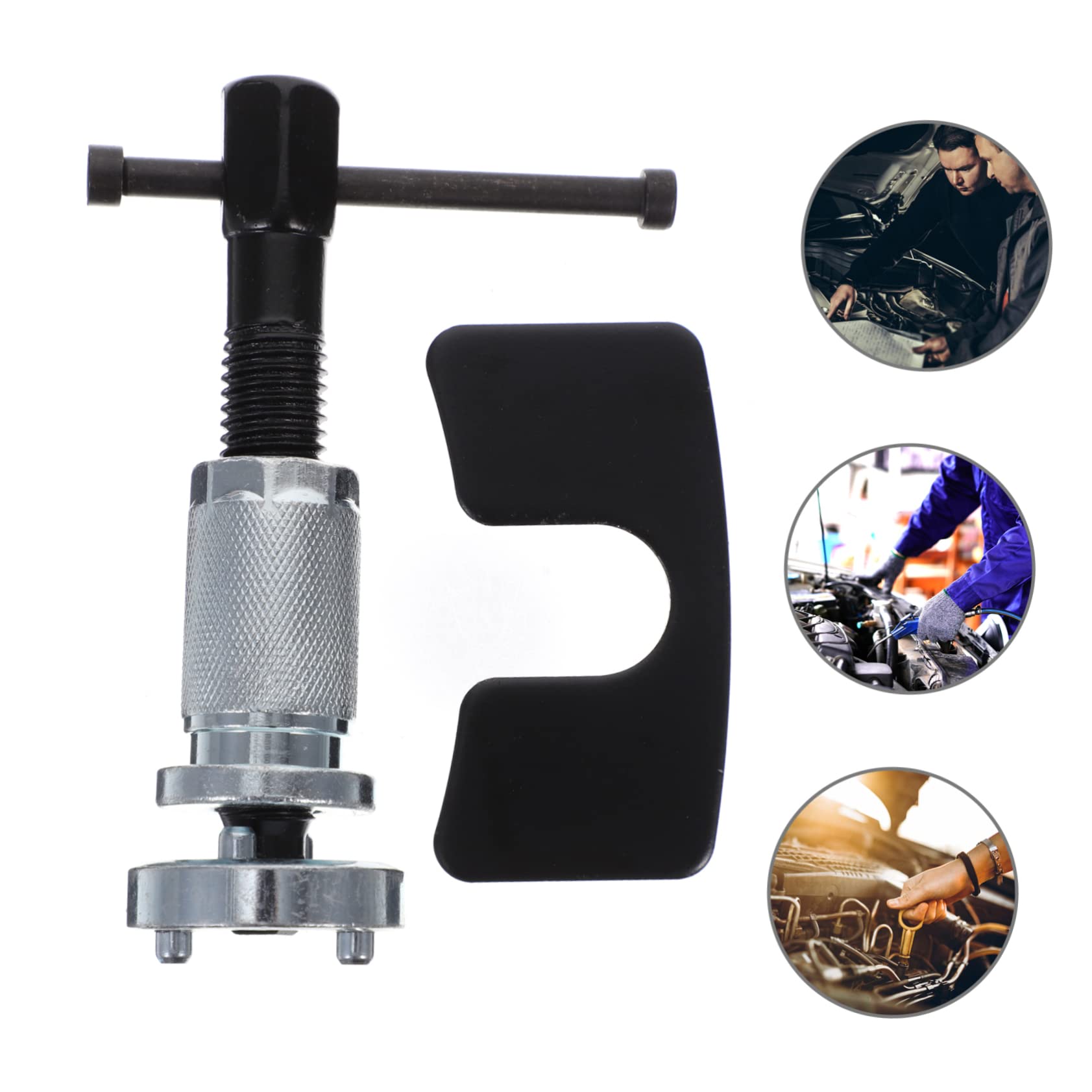 VICASKY Brake Pad Remover Tool - Professional Brake Caliper Spreader & Piston Tool - Heavy Duty Steel Construction (14X9X2CM) - Perfect for DIY Auto Repair, Brake Pad Replacement & Car Maintenance