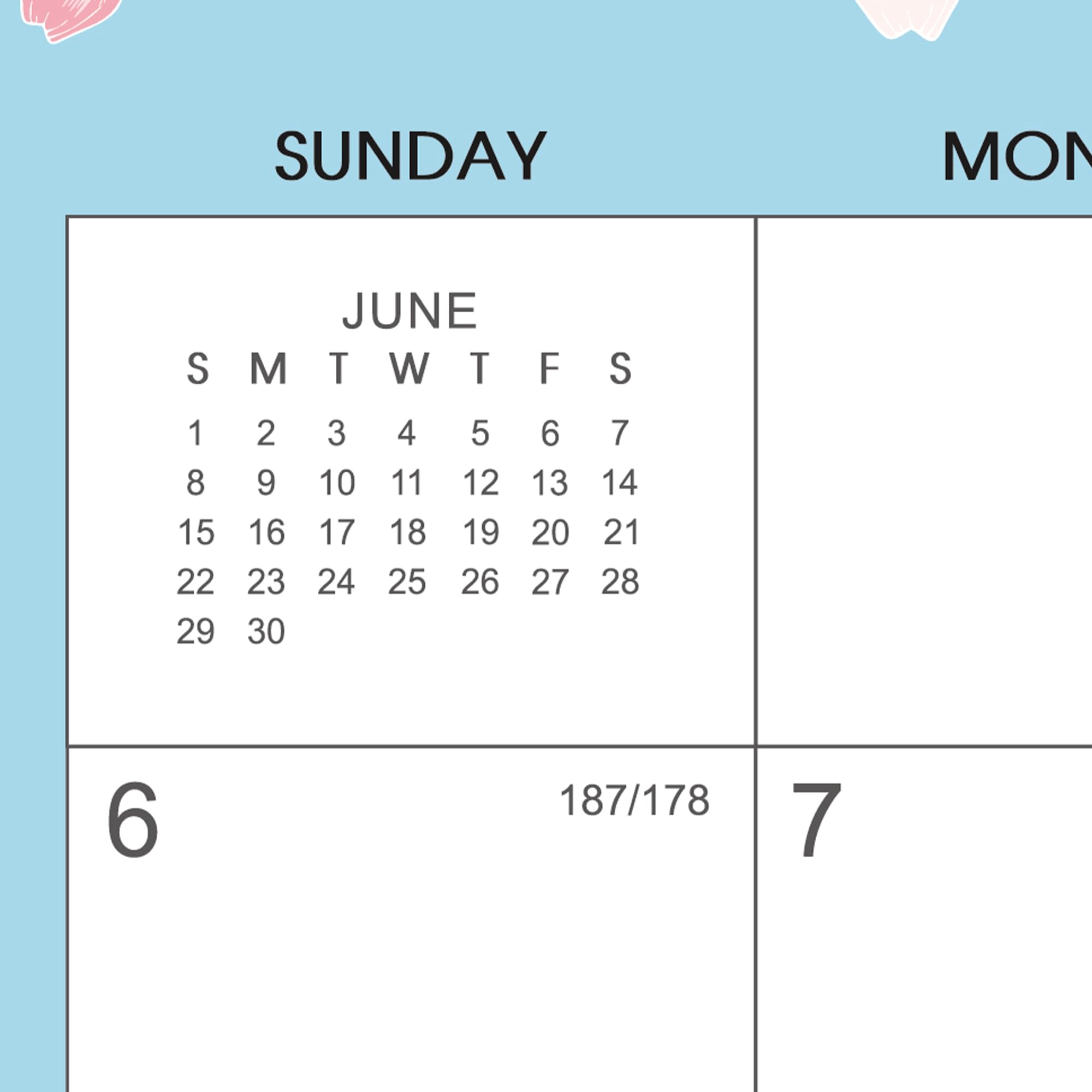 2025-2026 Wall Calendar - 18 Month Planner from July 2025 to December 2026 | Thick Paper, 15