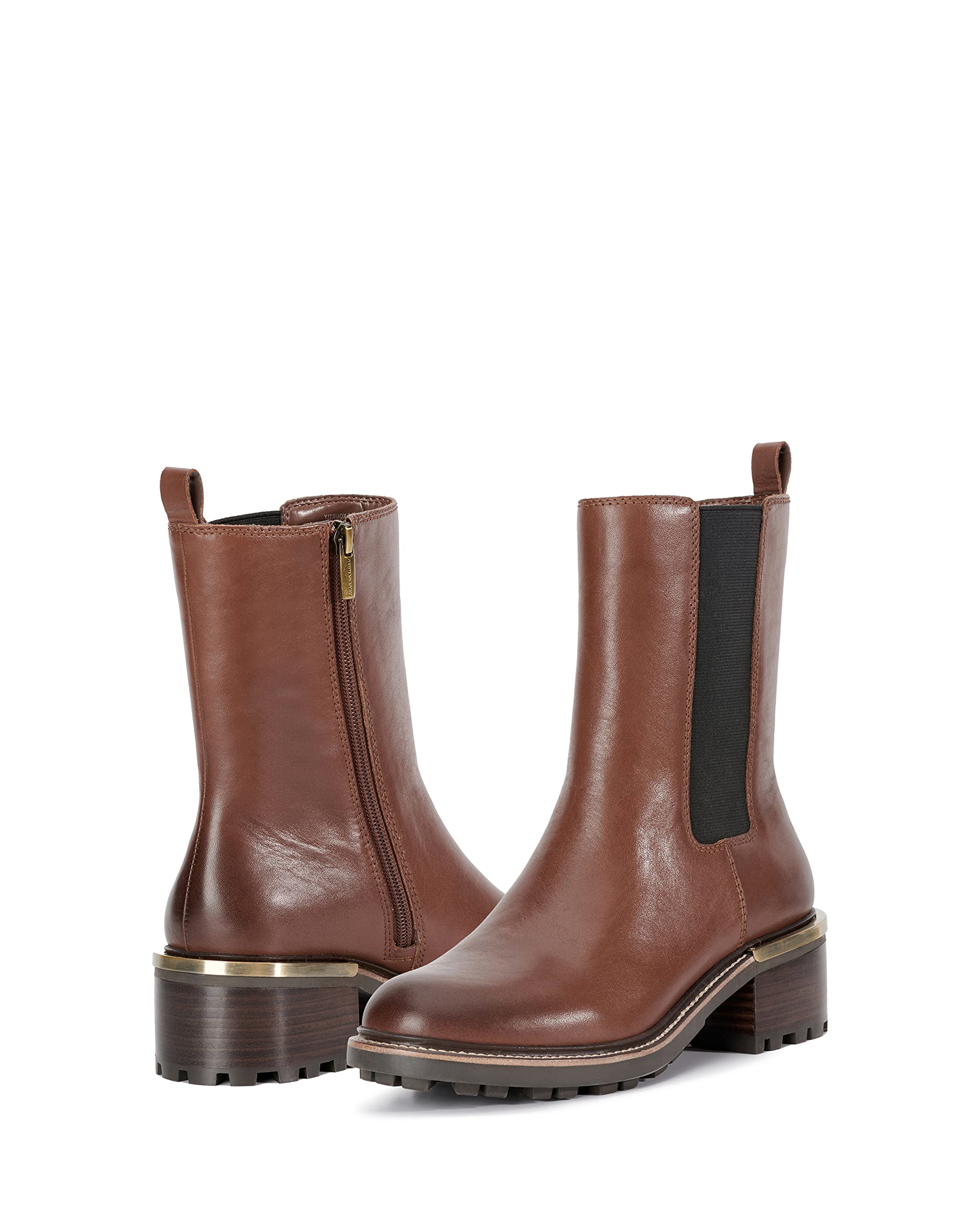Vince Camuto Women's Kourtly Chelsea Ankle Boots - Chocolate Craving Size 9.5 | Comfortable & Stylish Booties for Fall & Winter | Perfect for Office, Date Night & Casual Outfits