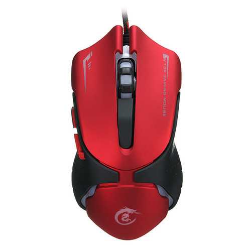 A903R 6D Ergonomic Wired Mouse with 1200/1600/2400/3200 DPI & 7-Color LED - Perfect for Gaming, Office Work, and Graphic Design