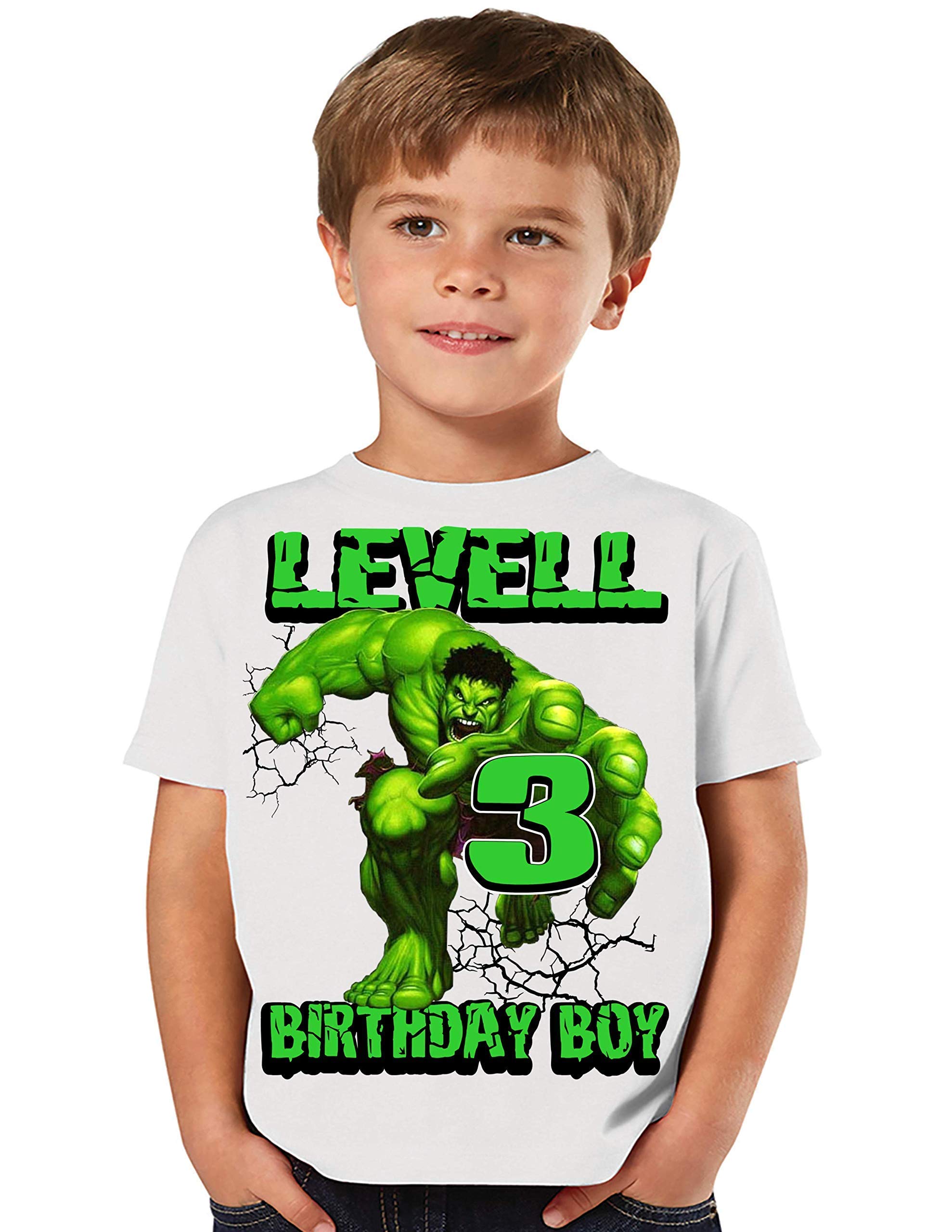 Personalized Custom Birthday T-Shirt with Name & Age - Family Matching Birthday Party Outfits, Superhero Theme for Kids & Adults | Perfect for Birthday Celebrations, Photo Shoots & Gifts