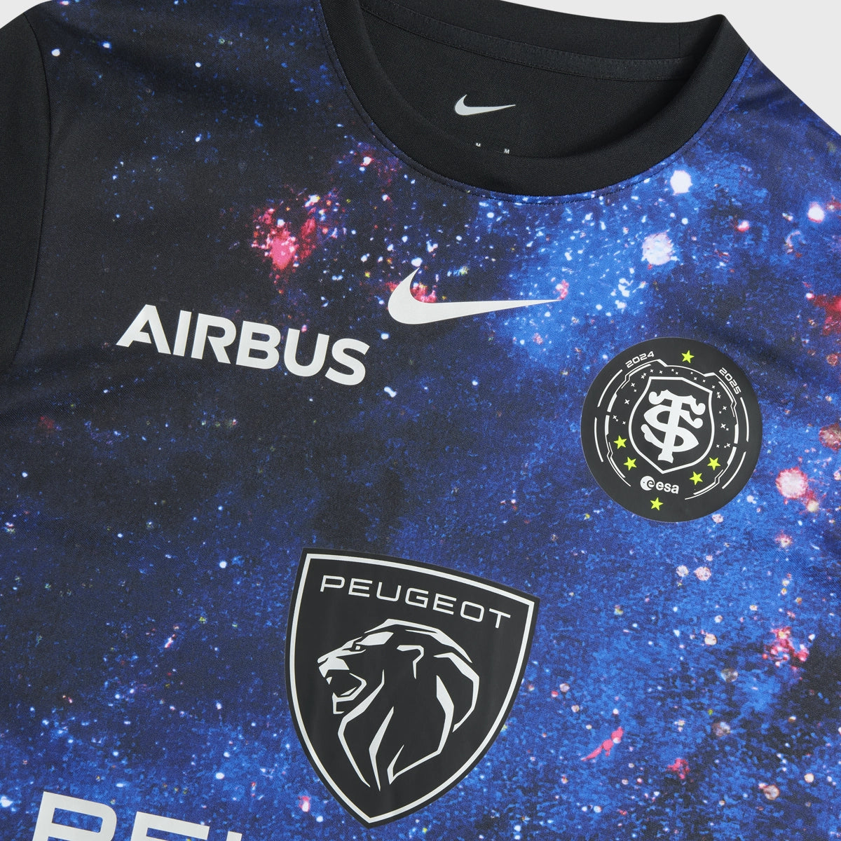 Nike Toulouse Pre Match Rugby Shirt 2025 - Black Rugby Jersey for Men | Perfect for Rugby Games, Training & Fan Support