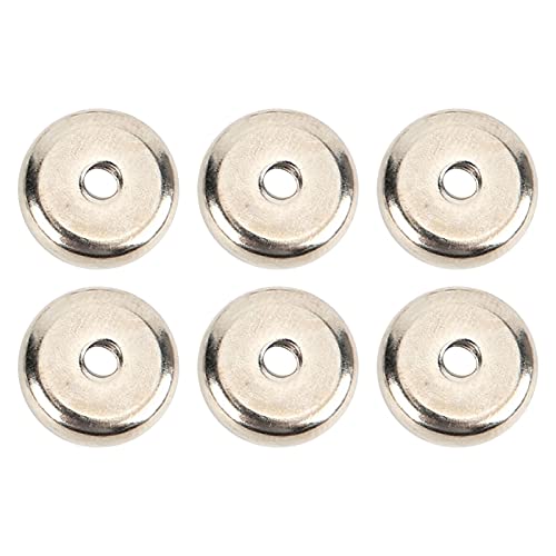 6Pcs Neodymium Pot Magnets with Counterbore - Strong Round Base Cup Magnets for DIY Projects, Crafts, and Industrial Applications