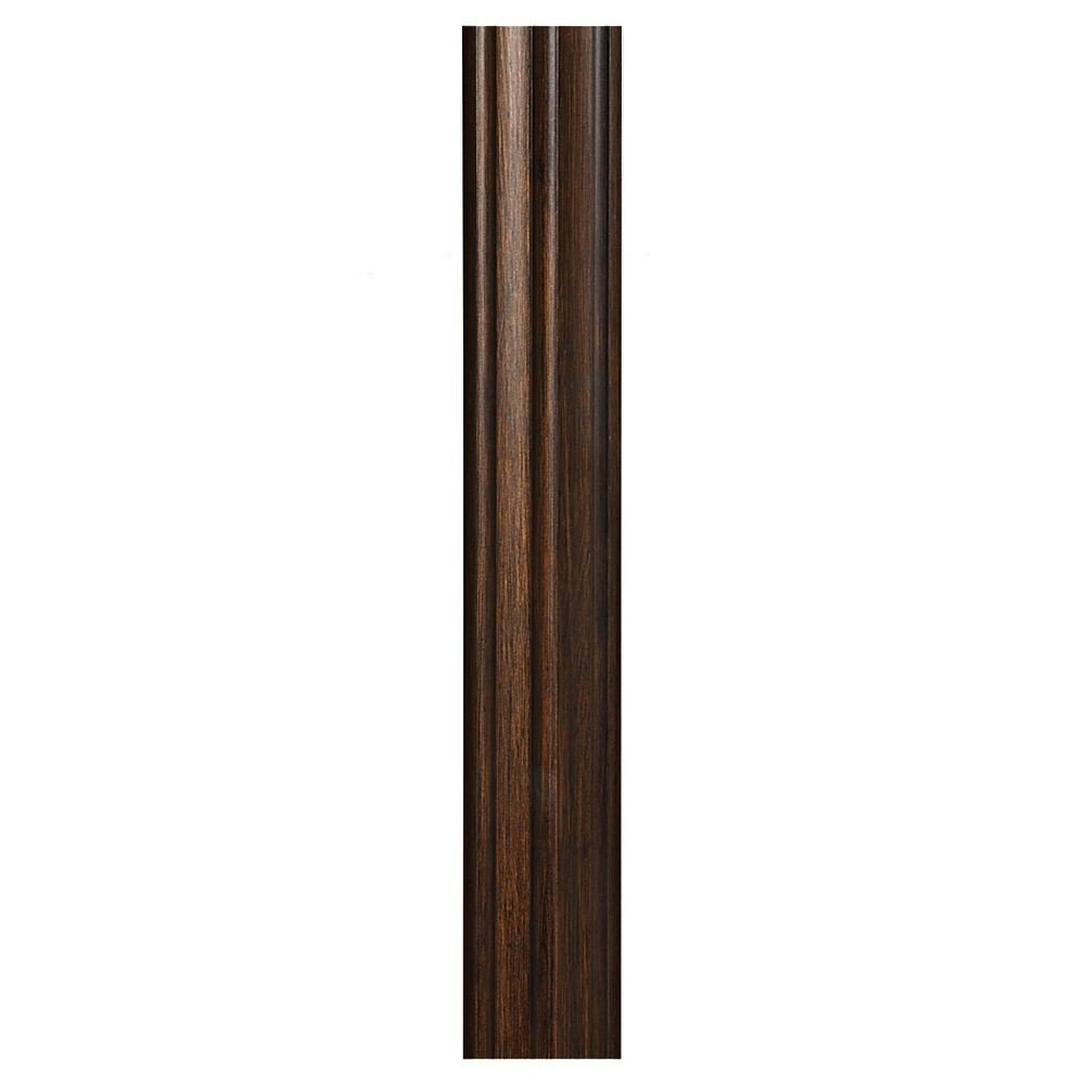 Generation Lighting 7' Extruded Aluminum Outdoor Post Lantern - Heritage Bronze Finish, Weatherproof Exterior Light Fixture for Garden, Patio, Walkway and Driveway Lighting