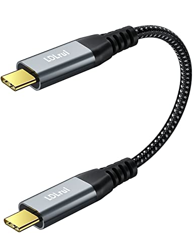 1FT USB C to USB C Cable 10Gbps Fast Charging & 4K Video - USB 3.1 Gen 2 100W PD Compatible with MacBook Pro, Galaxy S21, iPad Pro, Samsung T7 SSD | Perfect for Home Office, Gaming & Travel Accessories