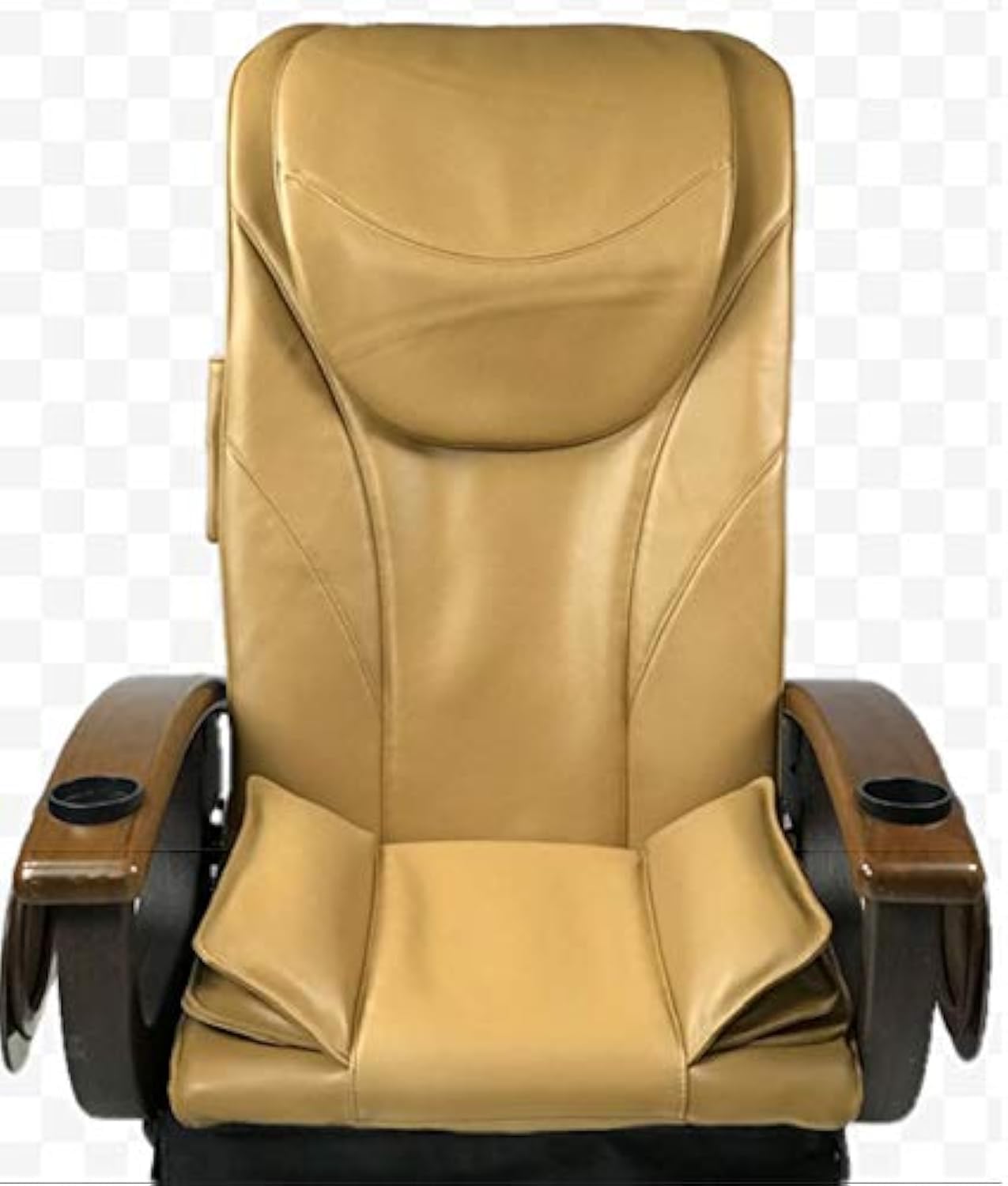 **ZKZ Professional Pedicure Chair Massage Cushion with Air Seat Cover - Salon & Spa Comfort (Caramel) - Perfect for Foot Care, Relaxation & Nail Salons**