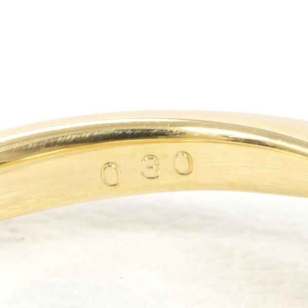 18K Yellow Gold Diamond Ring for Women - Elegant Solitaire Engagement Wedding Band - Perfect for Proposals, Anniversaries & Special Occasions