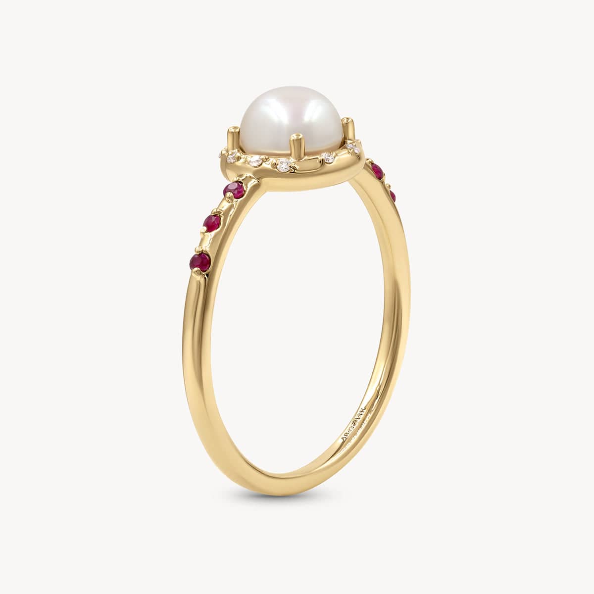 Elegant Starry Pearlescent Ring for Women - Shimmering Pearl & Crystal Design - Perfect for Weddings, Parties & Special Occasions