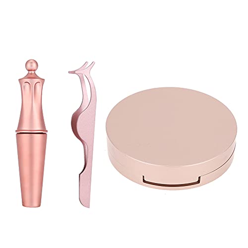 **Magnetic Eyelashes Kit with Waterproof Eyeliner & Tweezers – Reusable False Lashes for Natural Look – Perfect for Parties, Weddings & Daily Makeup**