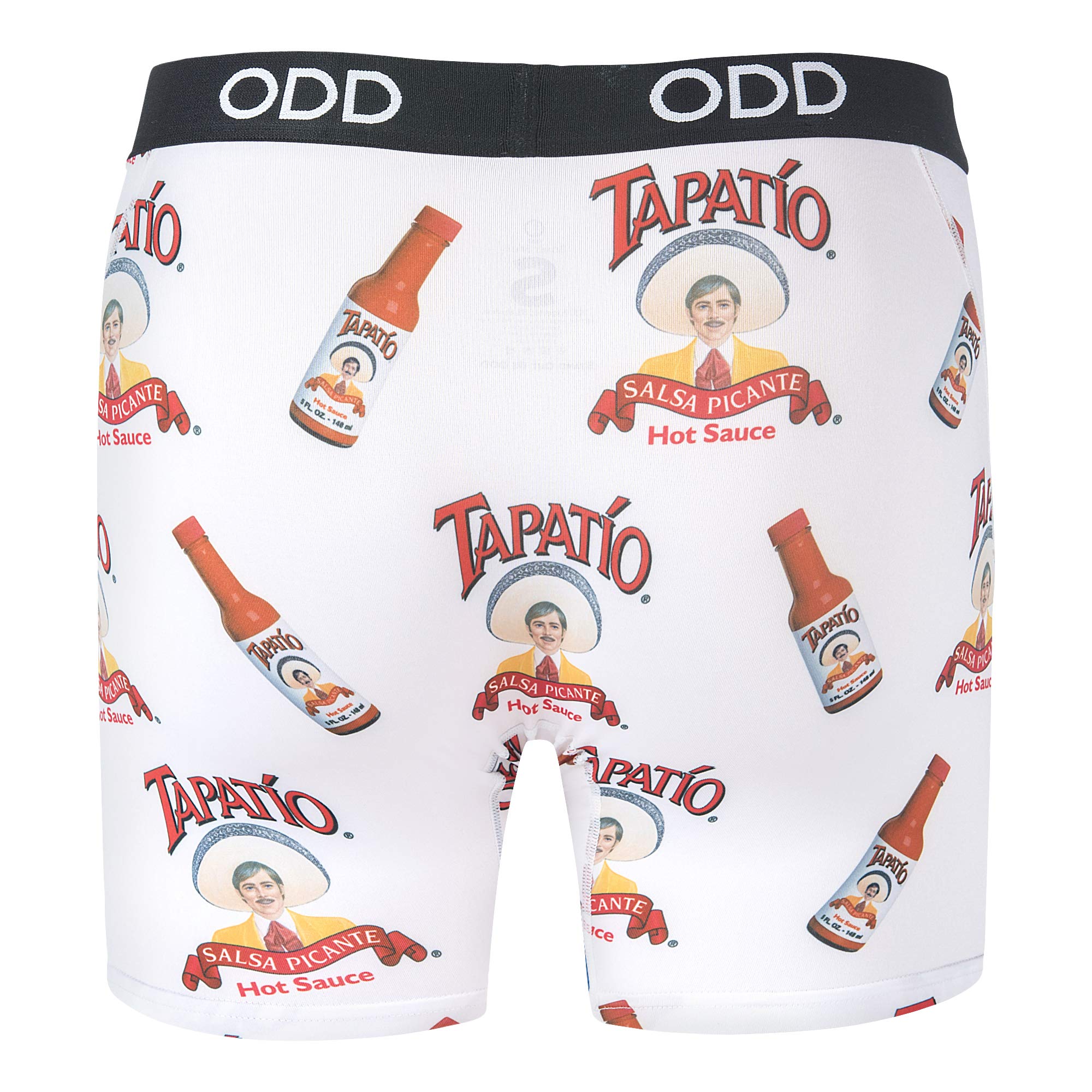 Odd Sox Men's Funny Boxer Briefs with Condiments & Hot Sauce Prints - Comfortable Underwear for Casual Wear, Gifts & Everyday Use