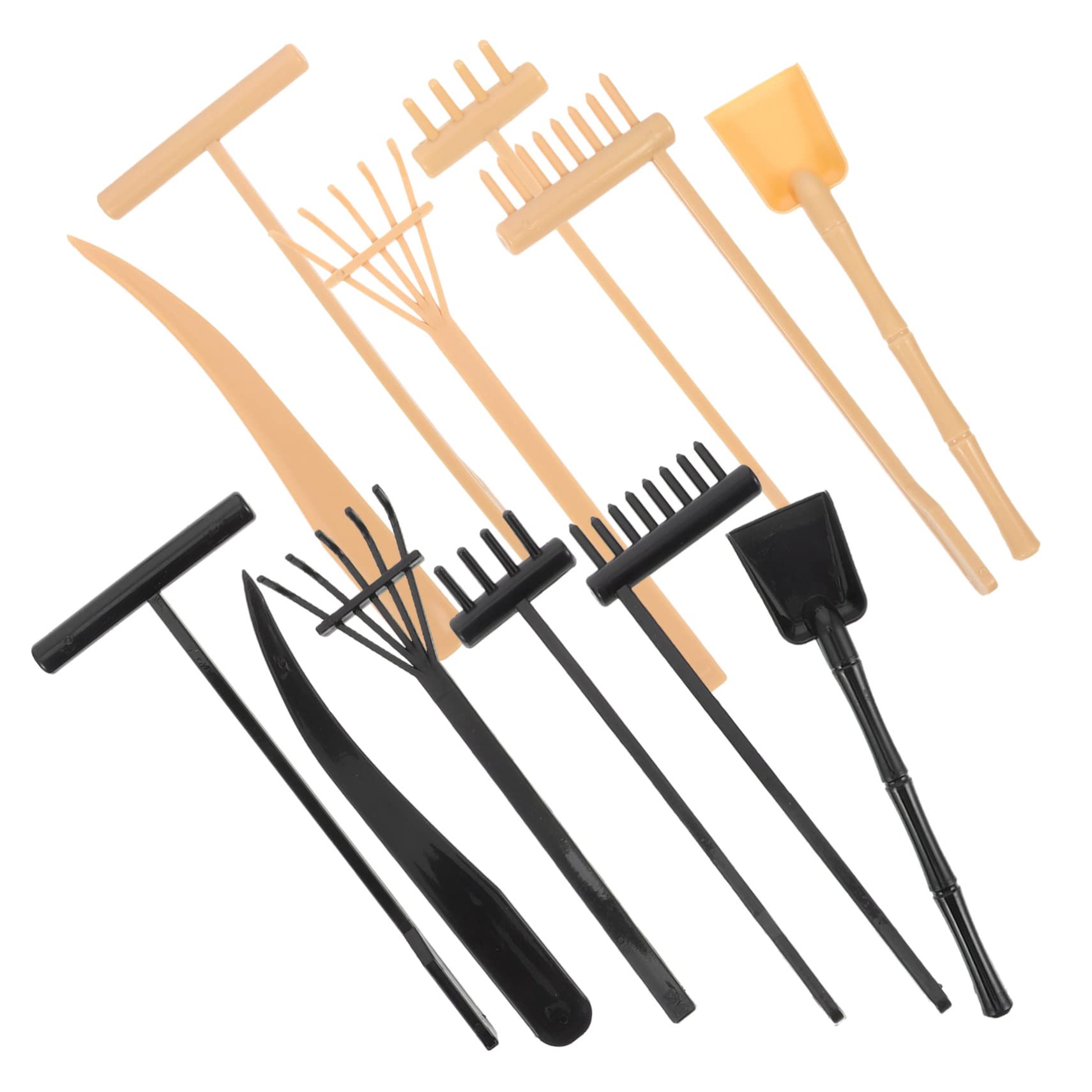 Zen Sand Garden Rake Set - Plastic Miniature Sandbox Tools for Japanese Zen Gardens, Sand Art & Stress Relief | Perfect for Meditation, Office Desk Decor & Kids Sensory Play