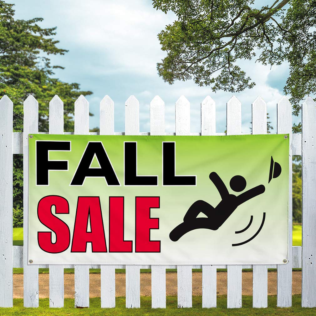 Vinyl Banner - 60x144 Inches, 10 Grommets - Durable Weatherproof Outdoor Advertising Sign for Business, Yard, Industrial Use - Multiple Sizes Available - Perfect for Events, Sales, Construction Sites & Parking Lot Signs