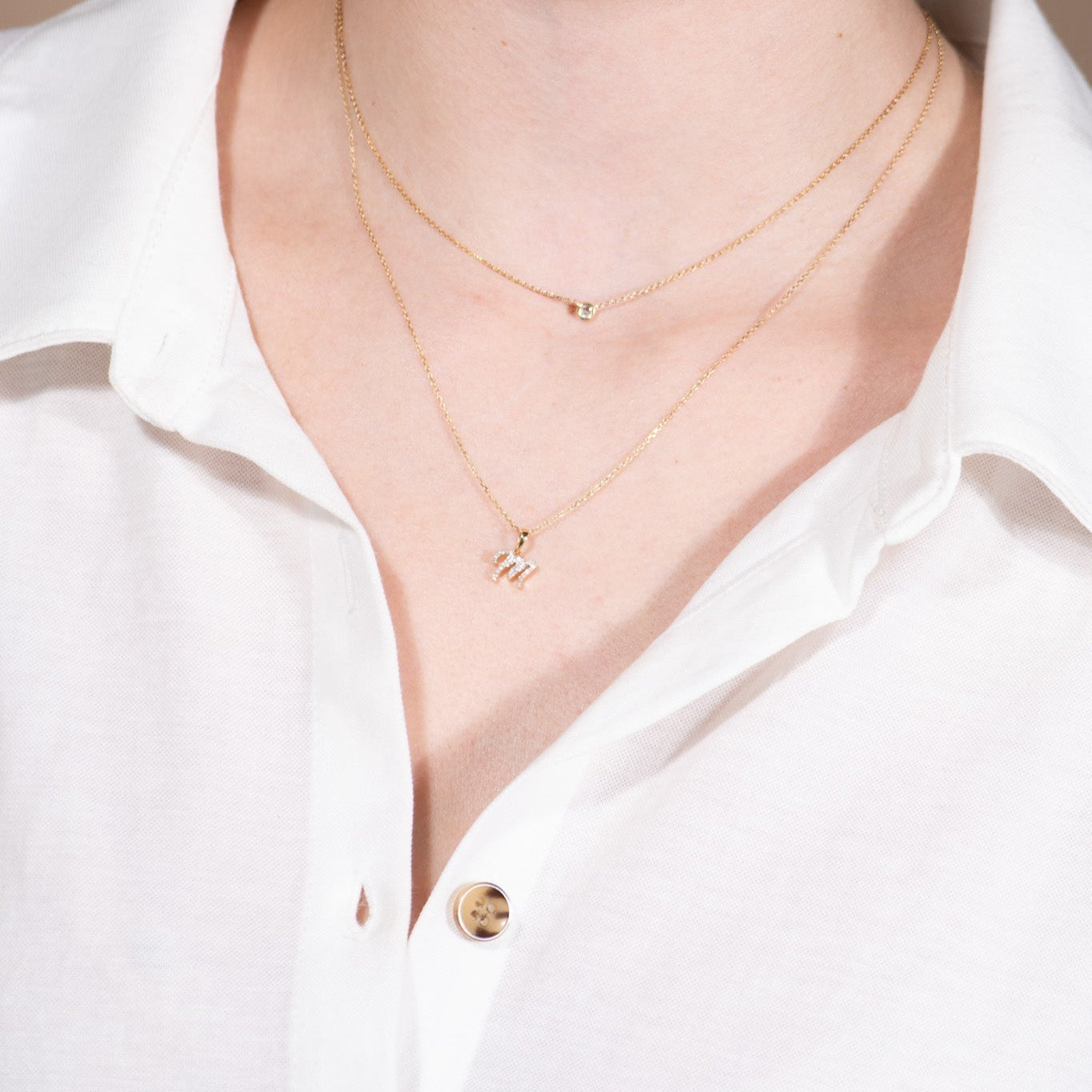 14K White Gold Diamond Initial Necklace - Personalized Cursive Letter Pendant Jewelry for Women, Perfect Gift for Birthday, Anniversary & Valentine's Day