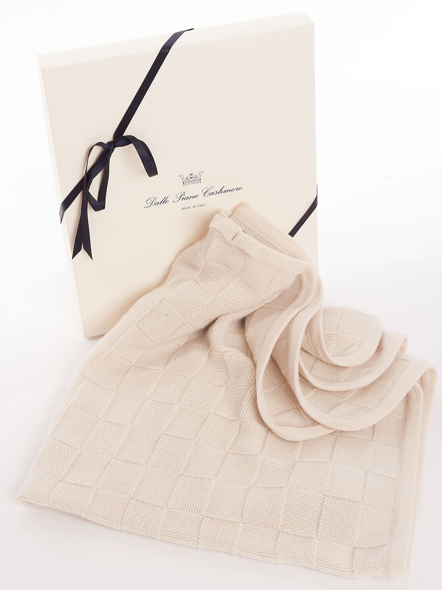 Premium Italian Cashmere Baby Blanket - 100% Pure Soft Cashmere - Luxury Newborn Blanket - Beige - Perfect for Nursery, Gifts & Travel