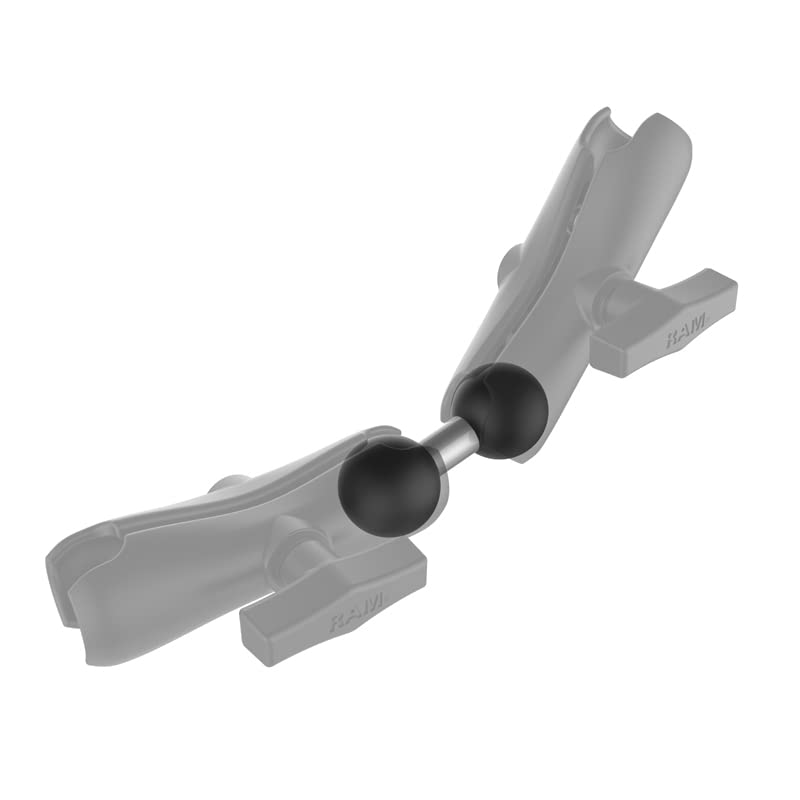 RAM Mounts RAM-230U 双球适配器 1.5英寸C型球头 车载支架安装配件 适用于摩托车、ATV、UTV、船舶