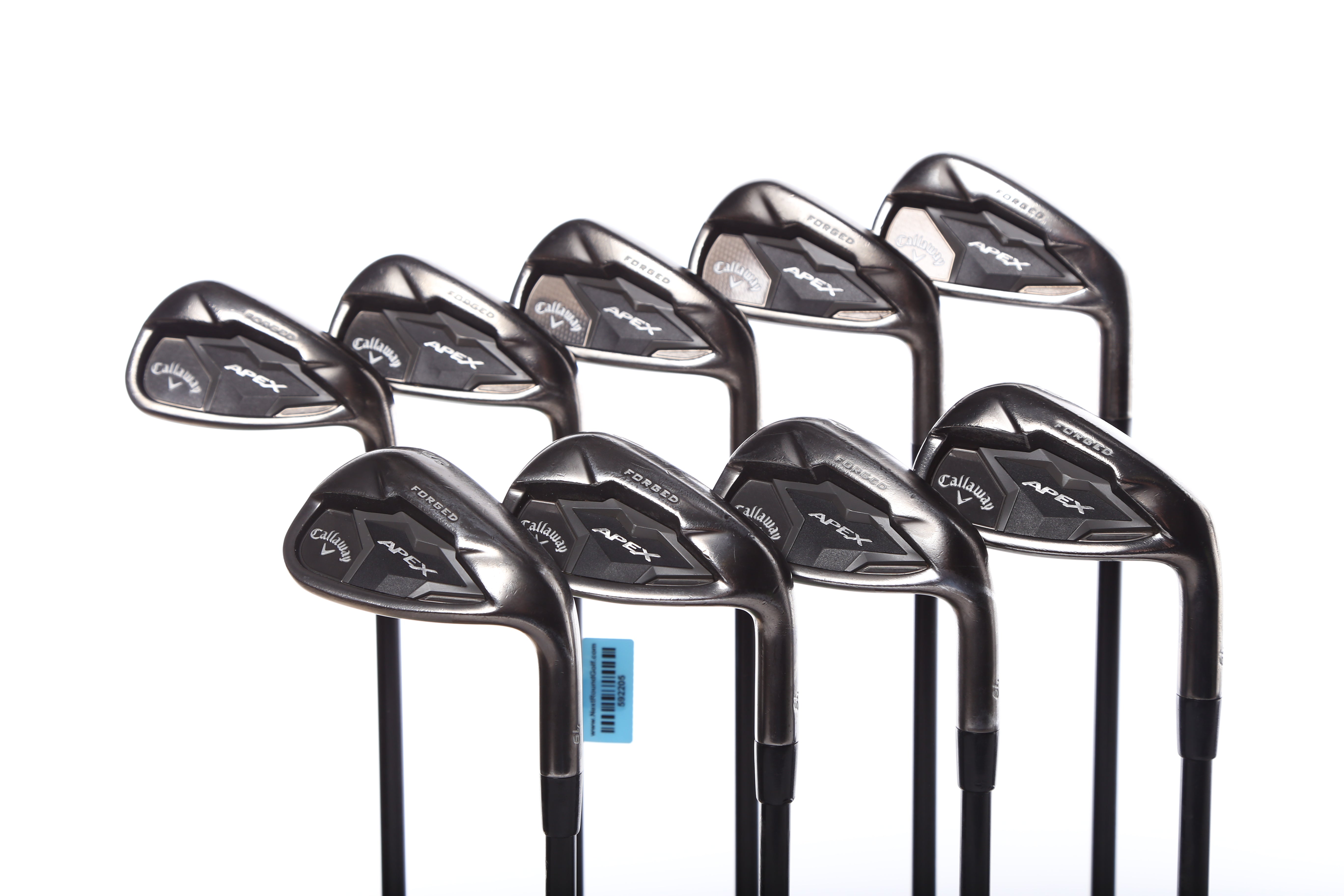 Used Callaway Apex Smoke 19 Iron Set 4-PW, AW, SW Right Handed Regular Flex Golf Clubs - Perfect for Mid-Handicap Players & Course Play