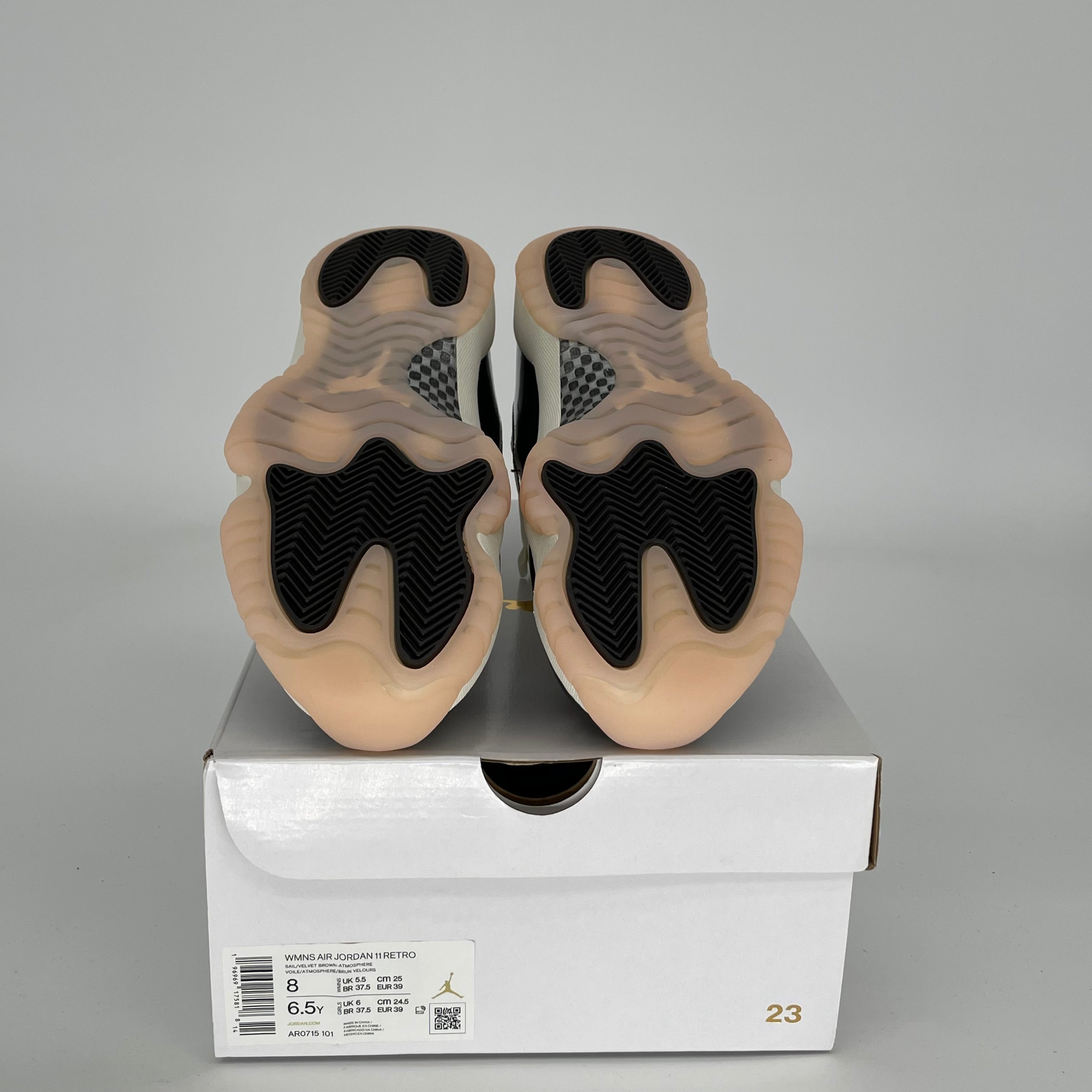 AIR JORDAN 11 Retro NEAPOLITAN Women's Basketball Shoes Size 6.5/8W - Style AR0715-101 | Perfect for Casual Wear, Sports & Sneaker Collectors
