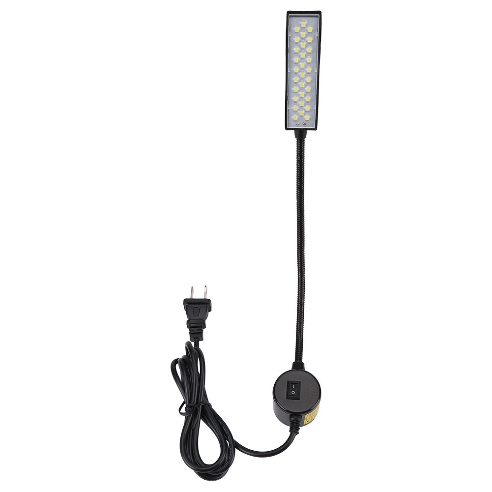 Magnetic Flexible Arm LED Work Light with Daylight White LEDs - Adjustable Craft Light for DIY, Repair & Hobbies (US Plug 110V) - Perfect for Workshops, Garages & Home Improvement Projects