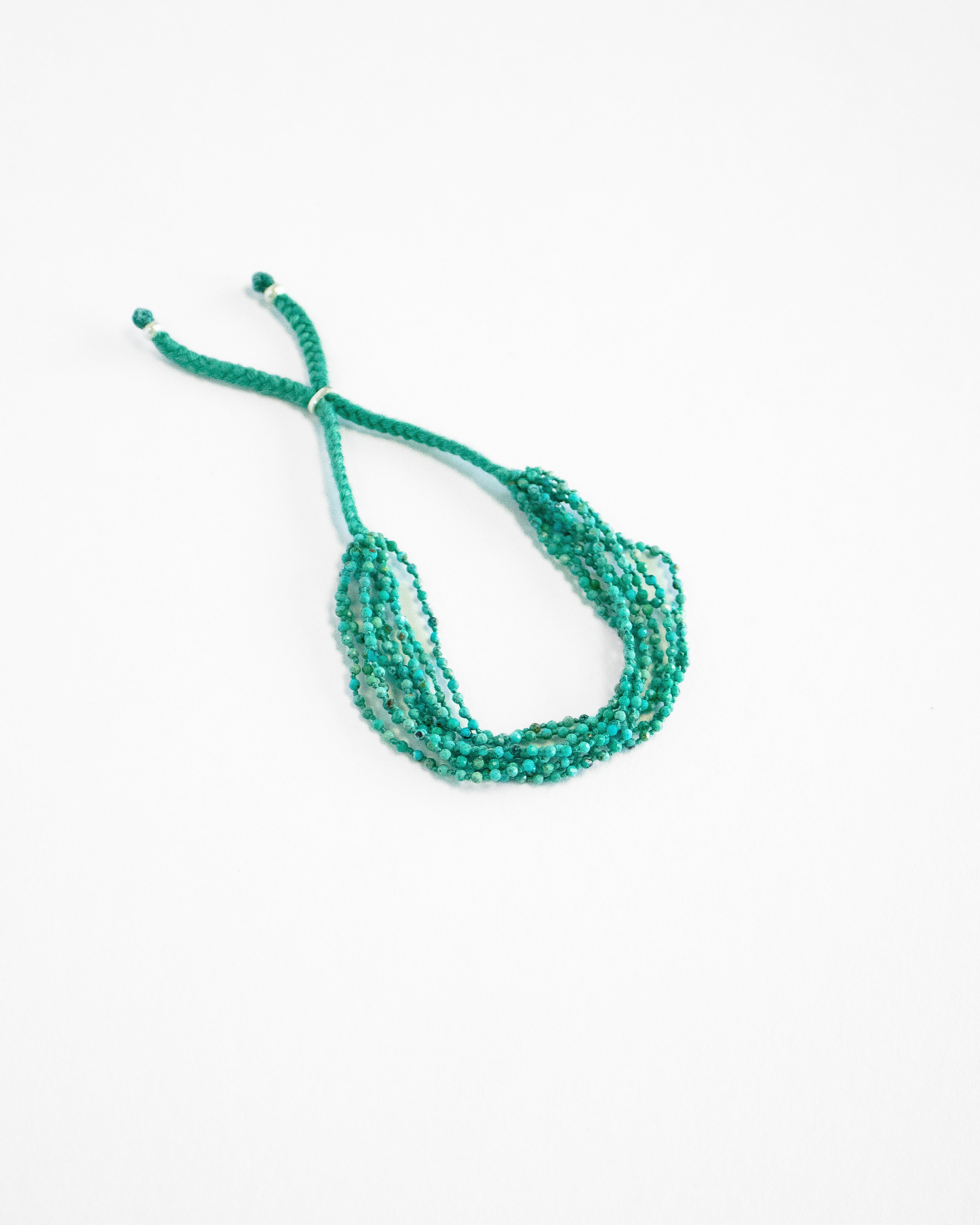 Art of Ceremony Turquoise 9 Strand Bracelet - Handmade Boho Beaded Wrap Bracelet for Women - Perfect for Yoga, Meditation & Festival Accessories