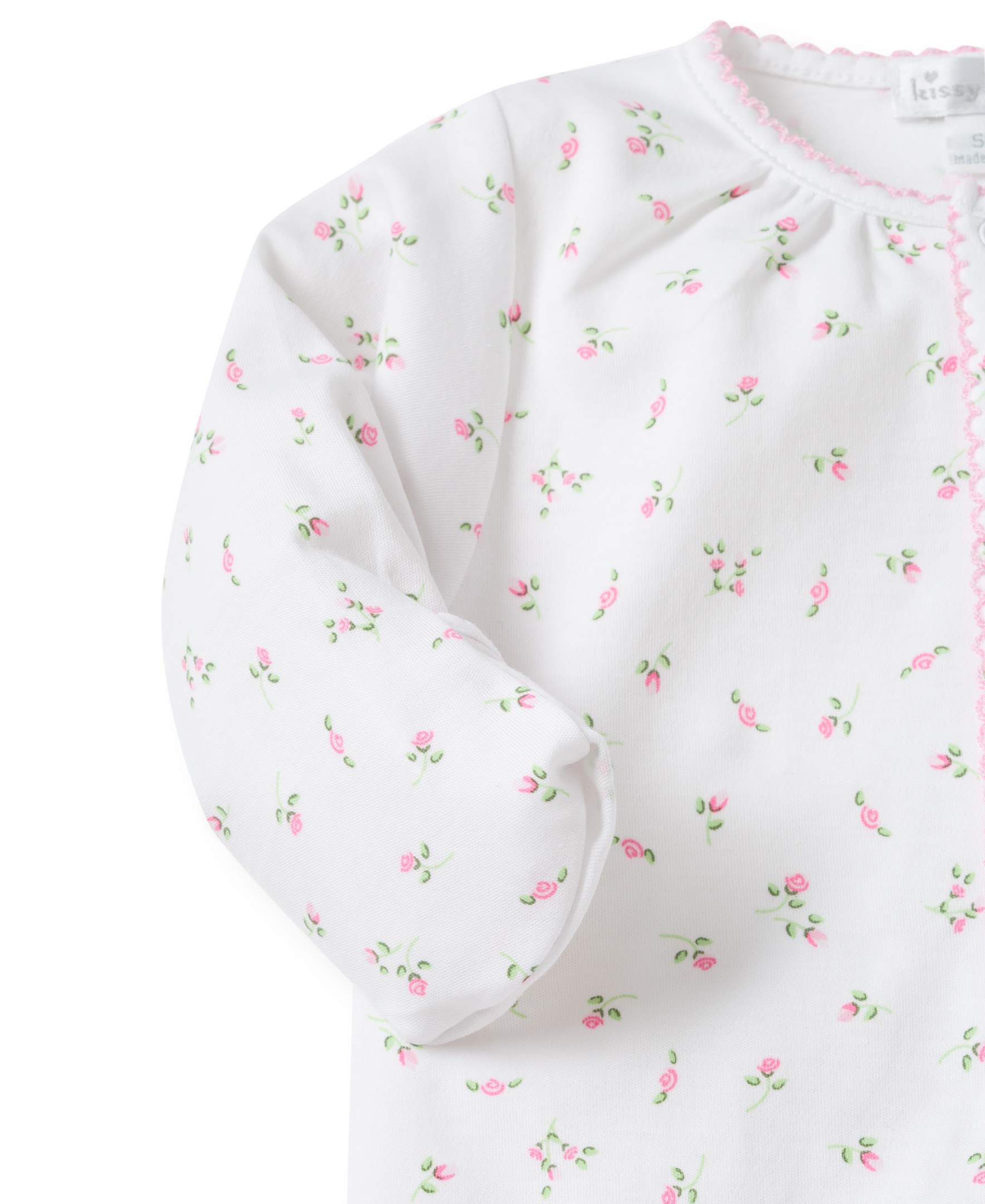 Kissy Kissy Garden Roses Convertible Gown - Elegant Floral Baby Dress for Special Occasions & Photo Shoots